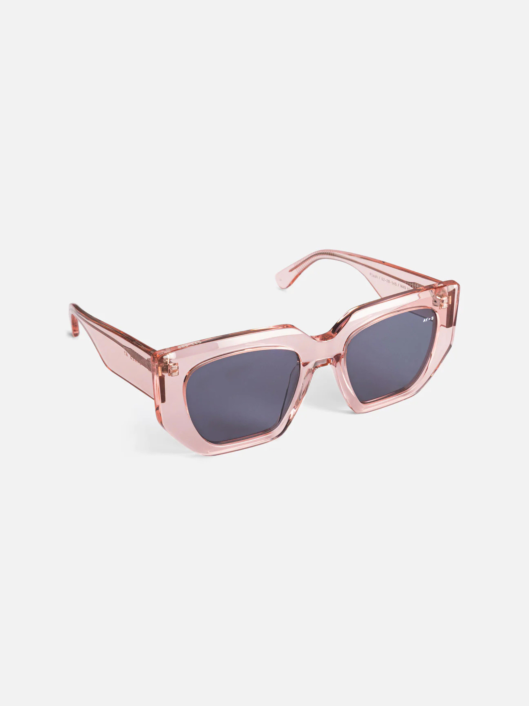 Sonnenbrille Flash transparent pink Ay Studios