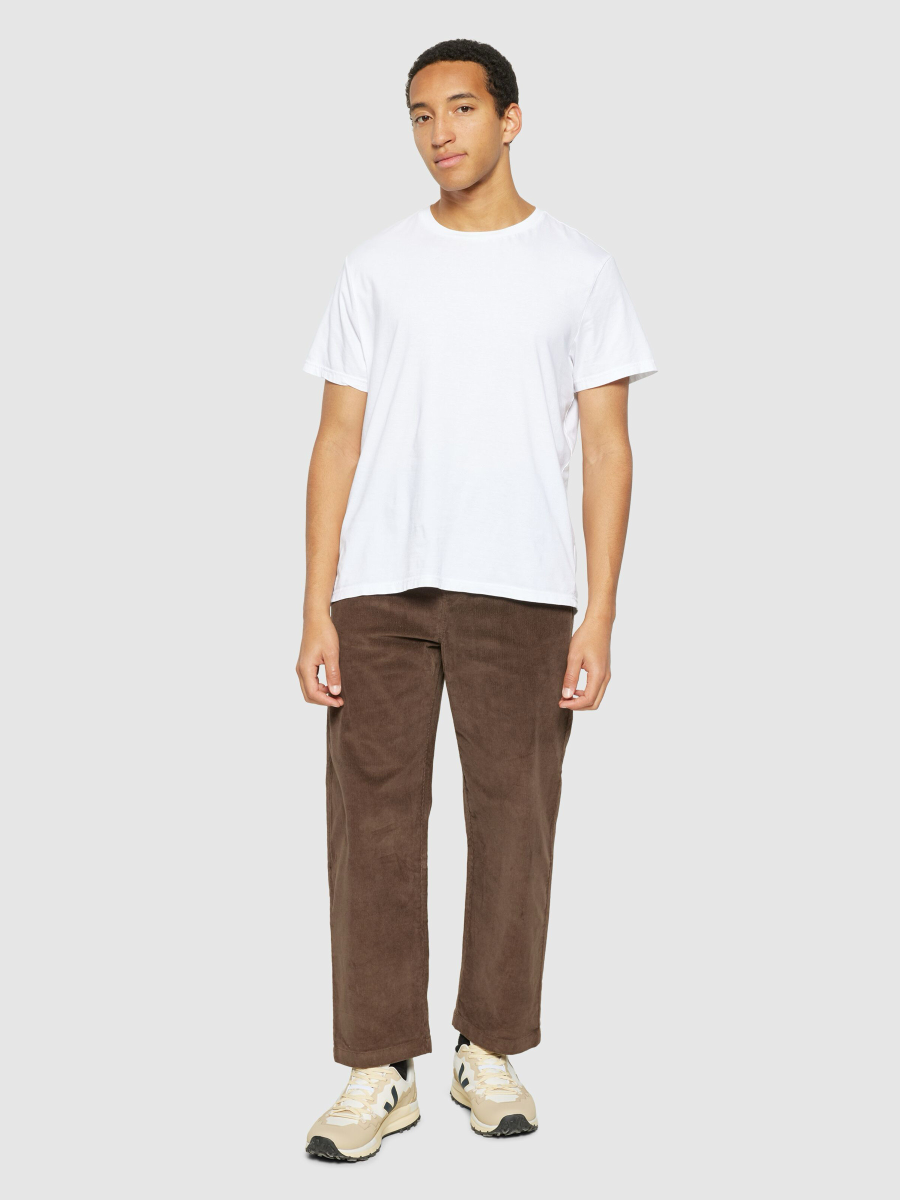 Hose Flint Wide Corduroy Chino Pants demitasse Knowledge Cotton Apparel