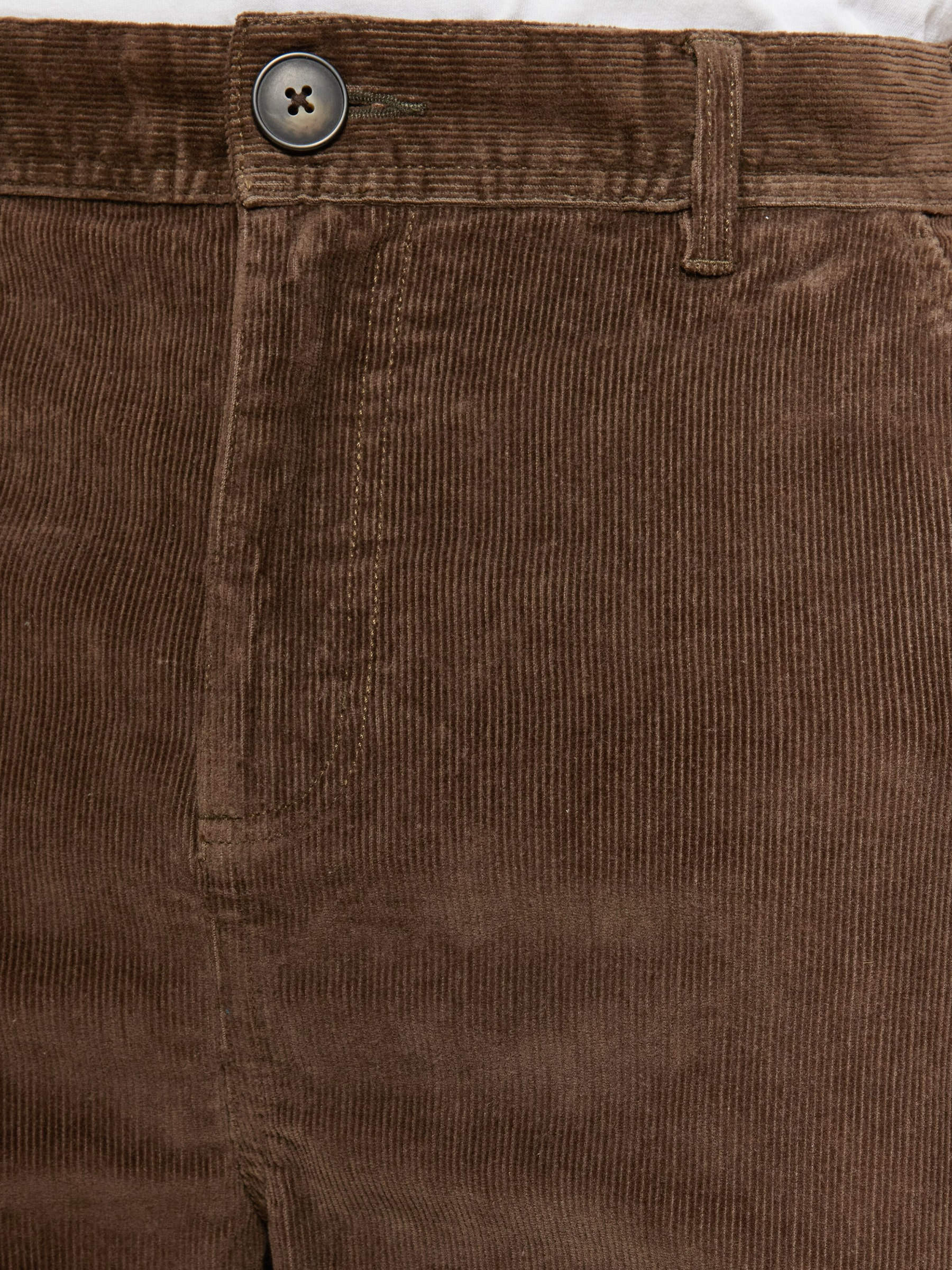 Hose Flint Wide Corduroy Chino Pants demitasse Knowledge Cotton Apparel