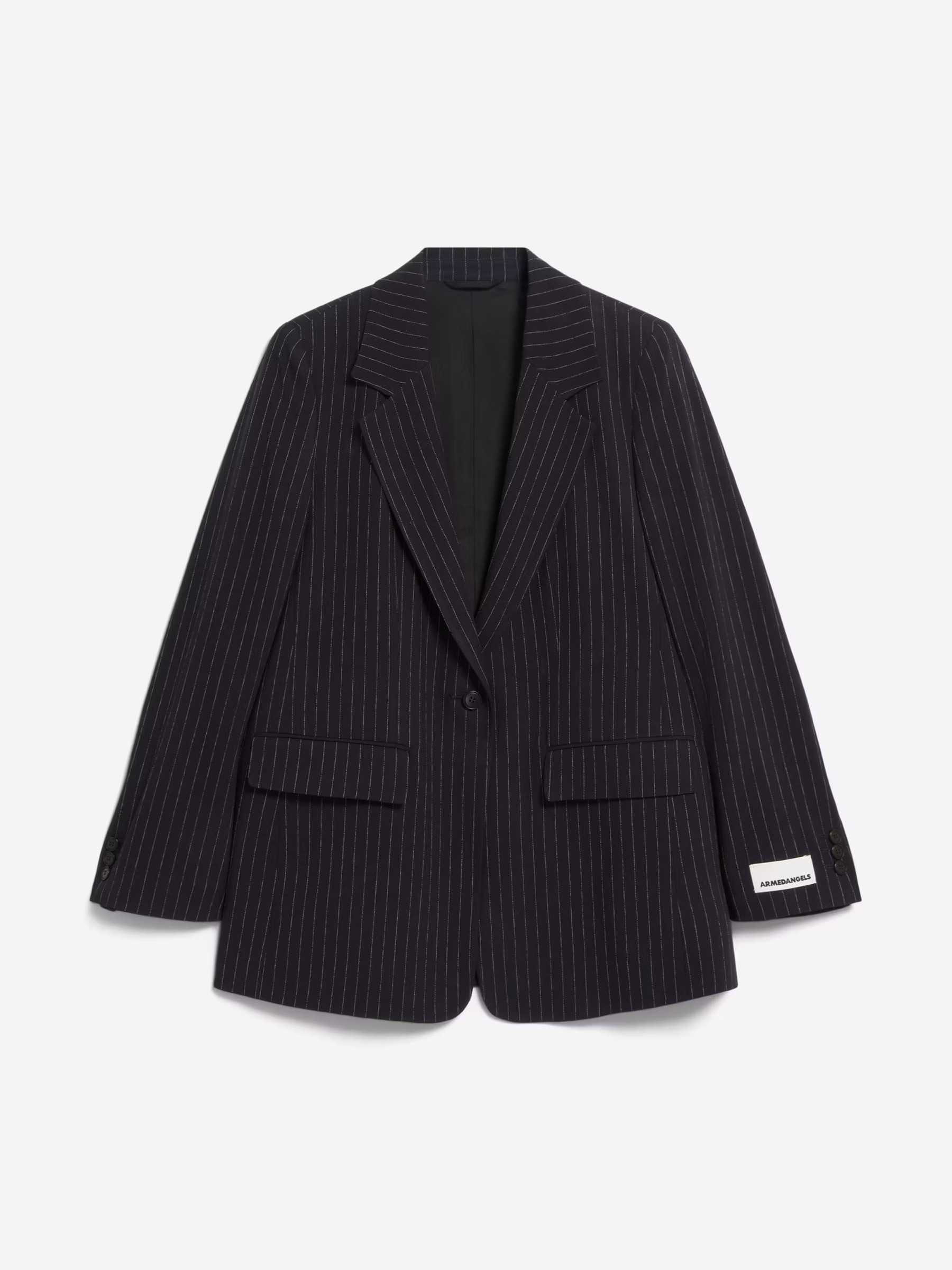 Blazer Mikaala Pinstripe night sky-white Armedangels