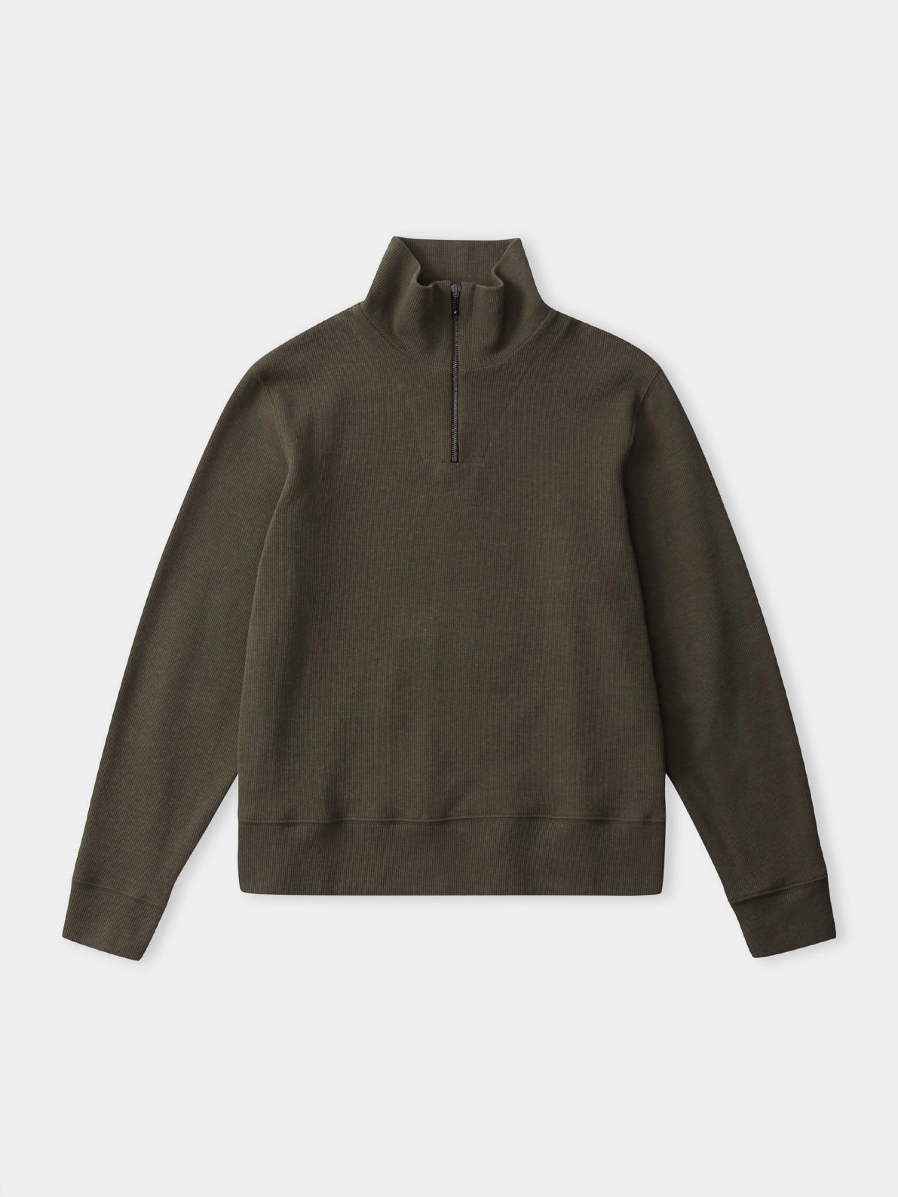 Pullover Noam Half Zip Jumper ecorib olive About Companions