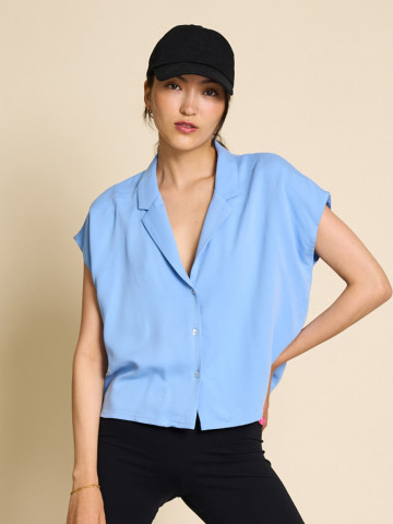 Bluse Blouse Tierra azure blue Jan 'n June