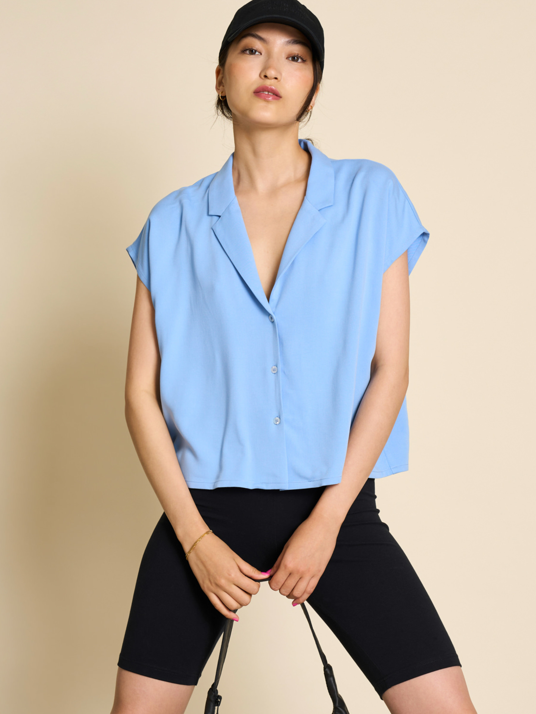 Bluse Blouse Tierra azure blue Jan 'n June