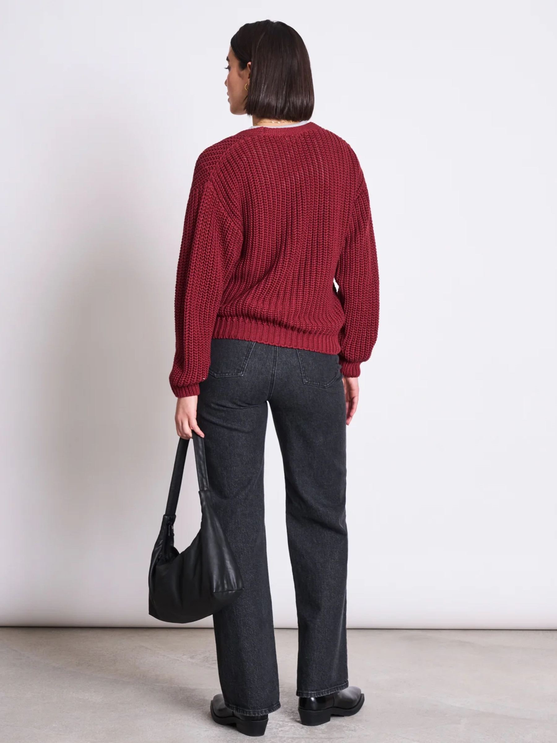 Cardigan Knit Jacket Lena syrah Jan 'n June