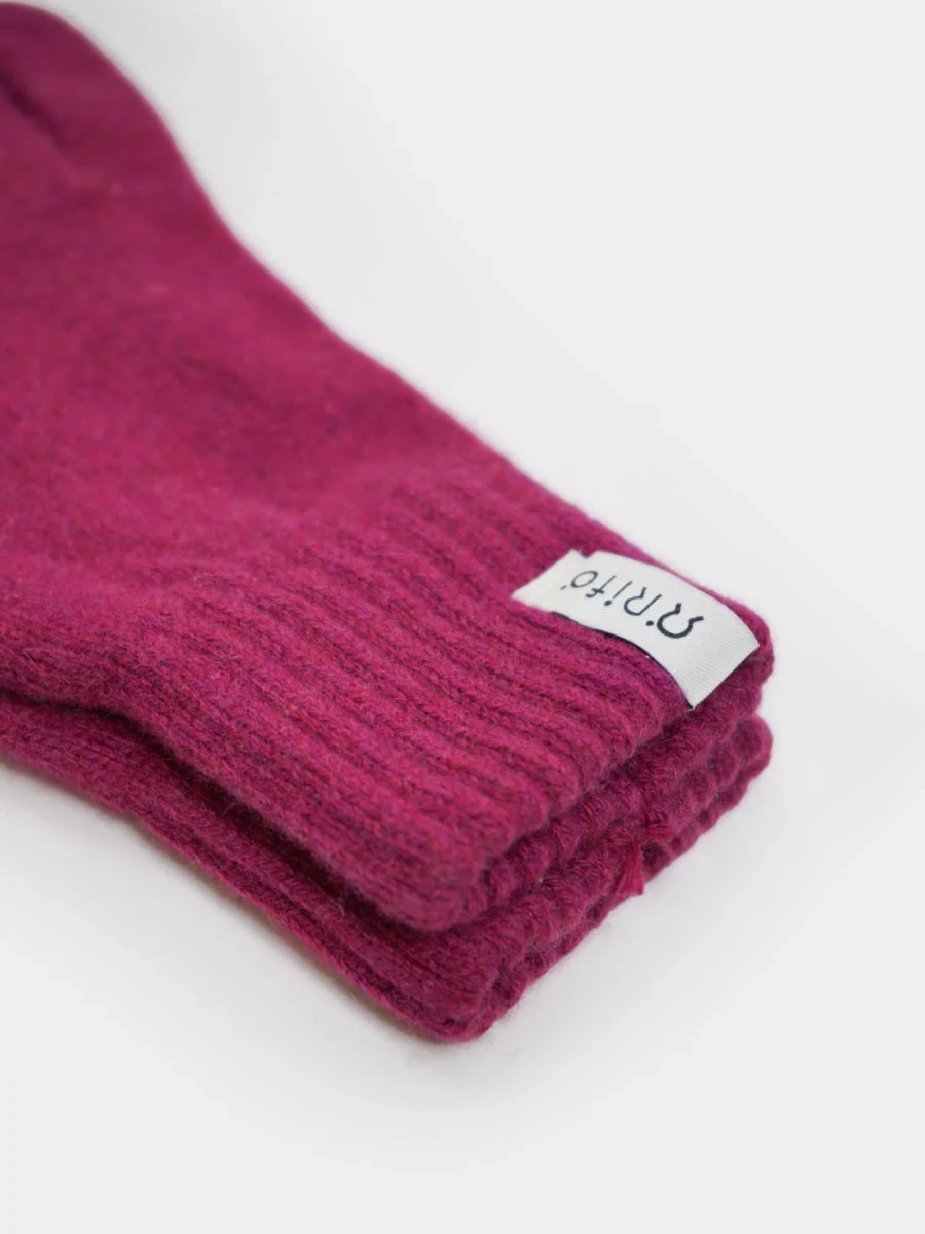 Handschuhe Recycled Cashmere Women Gloves Anita pink ciclamino Rifo