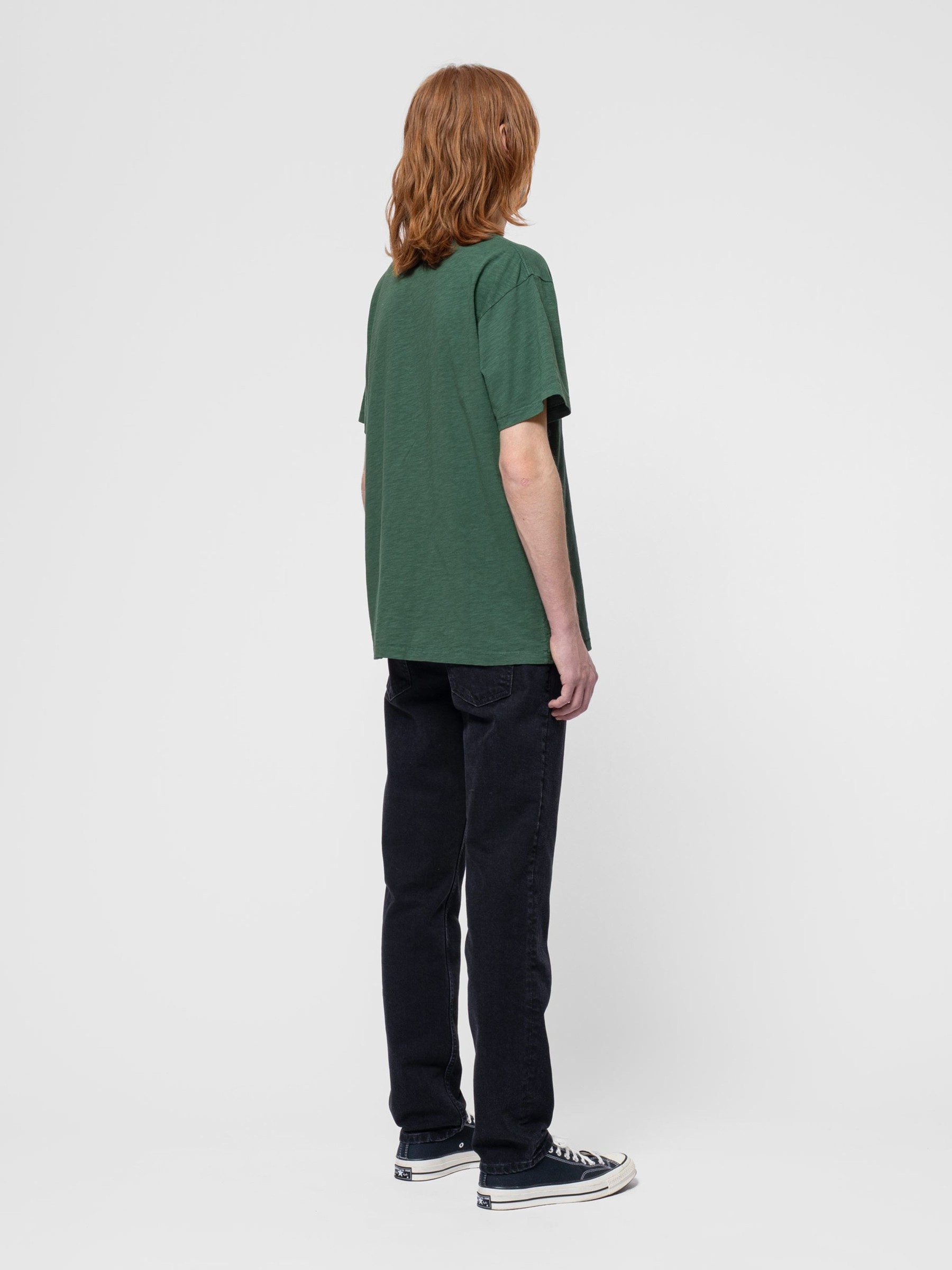 Roffe T-Shirt dark green Nudie Jeans