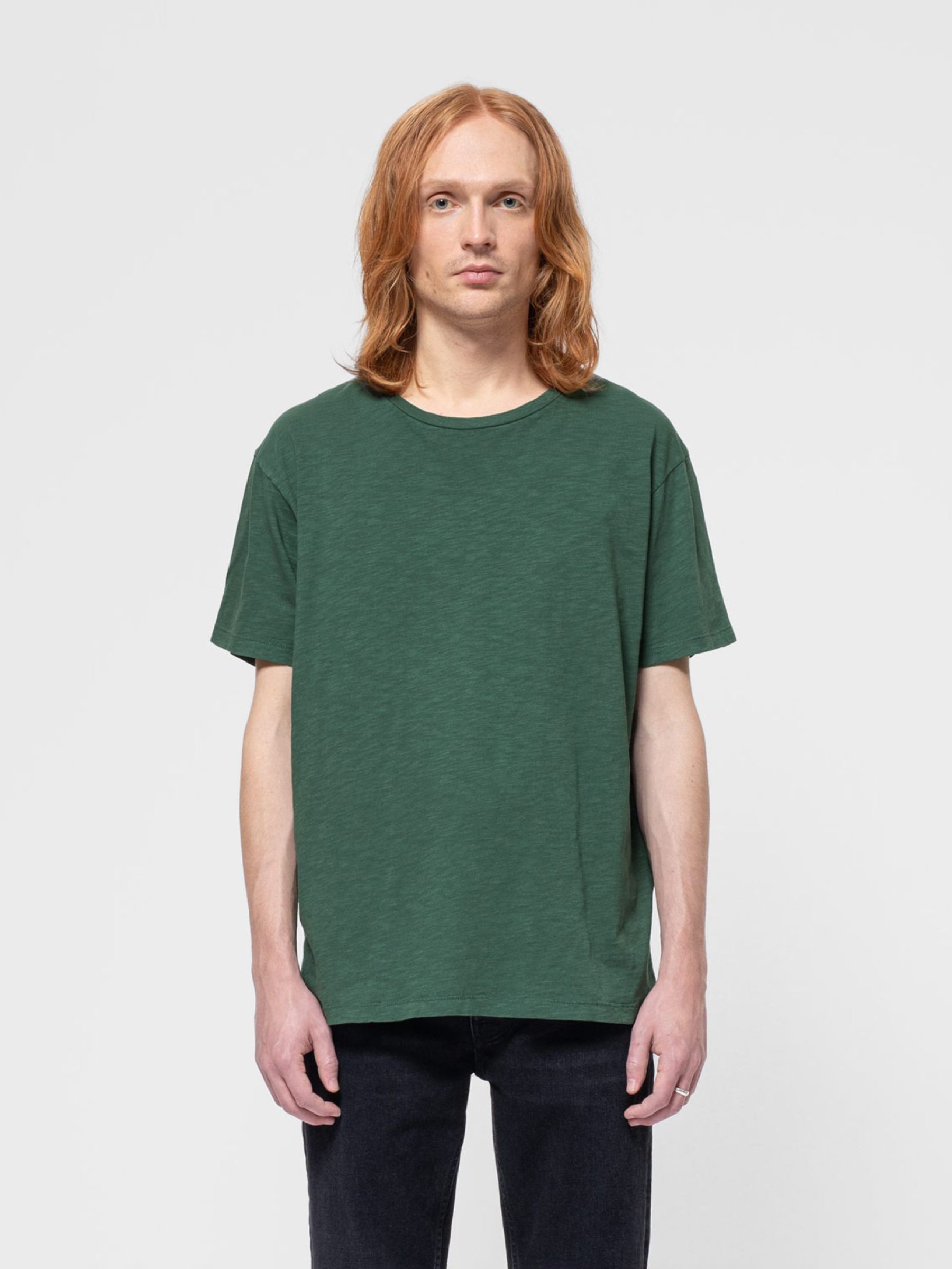 Roffe T-Shirt dark green Nudie Jeans