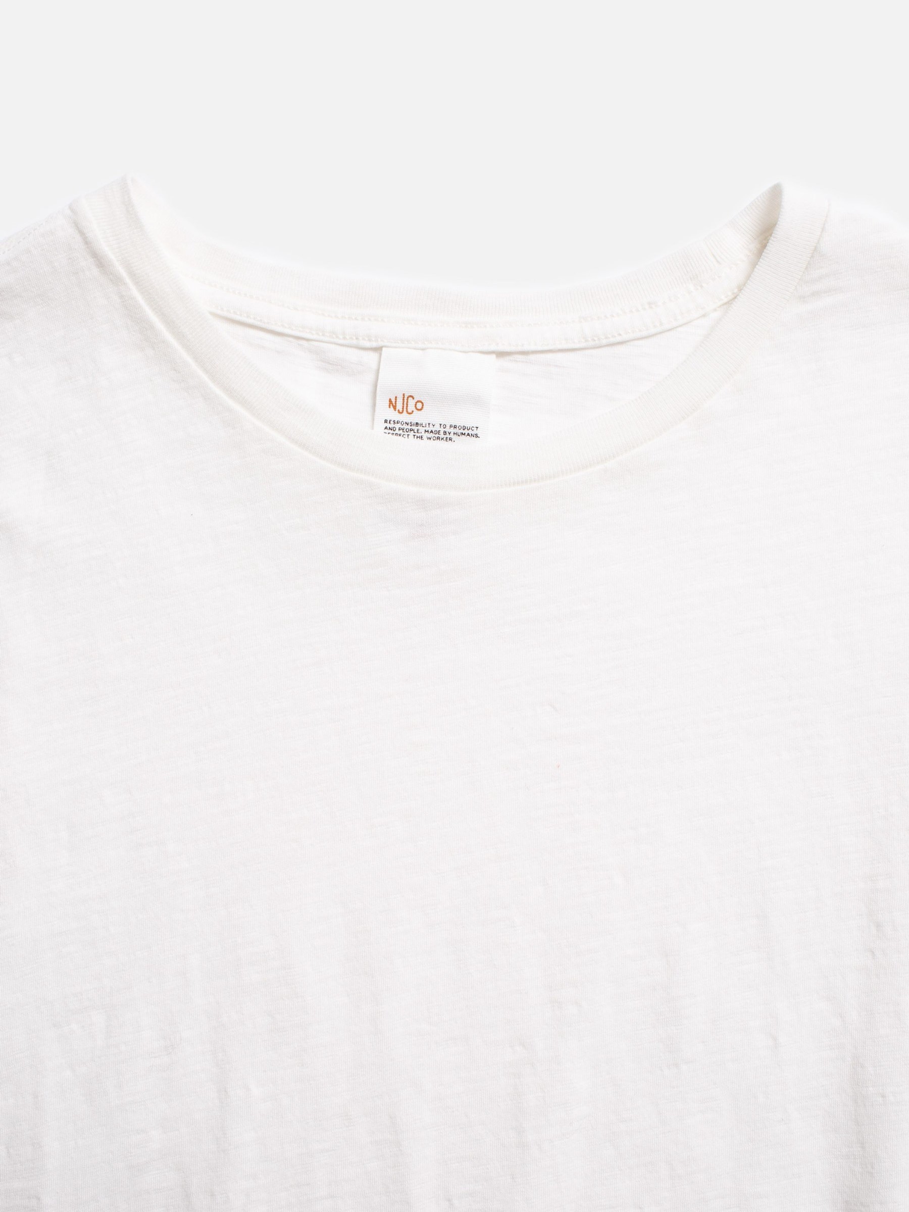 Roffe T-Shirt offwhite Nudie Jeans