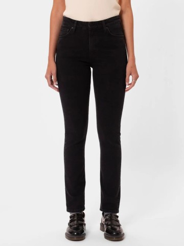 Jeans Hose Mellow Mae so black Nudie Jeans