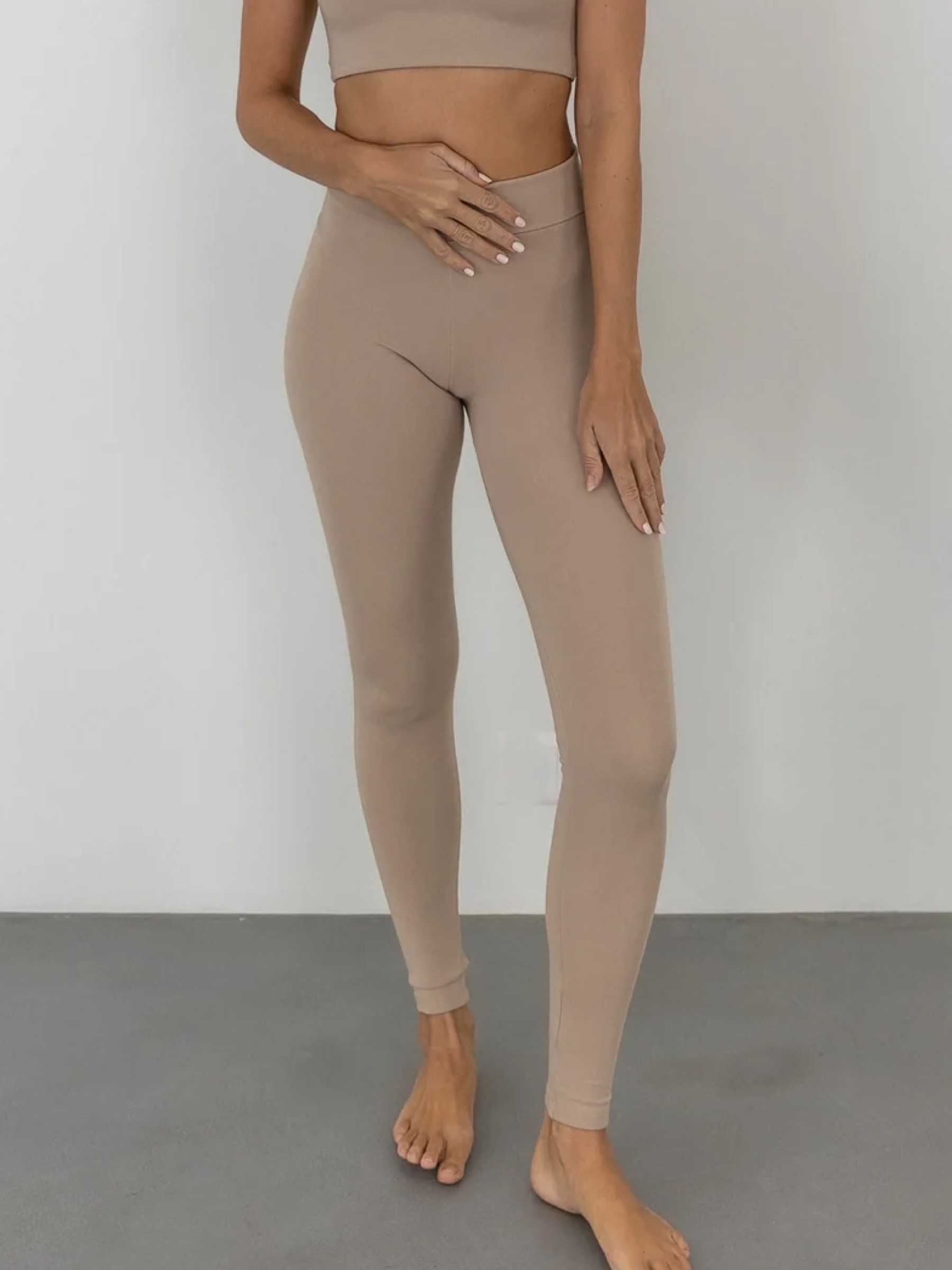 Moly Leggings Tencel beige Pura