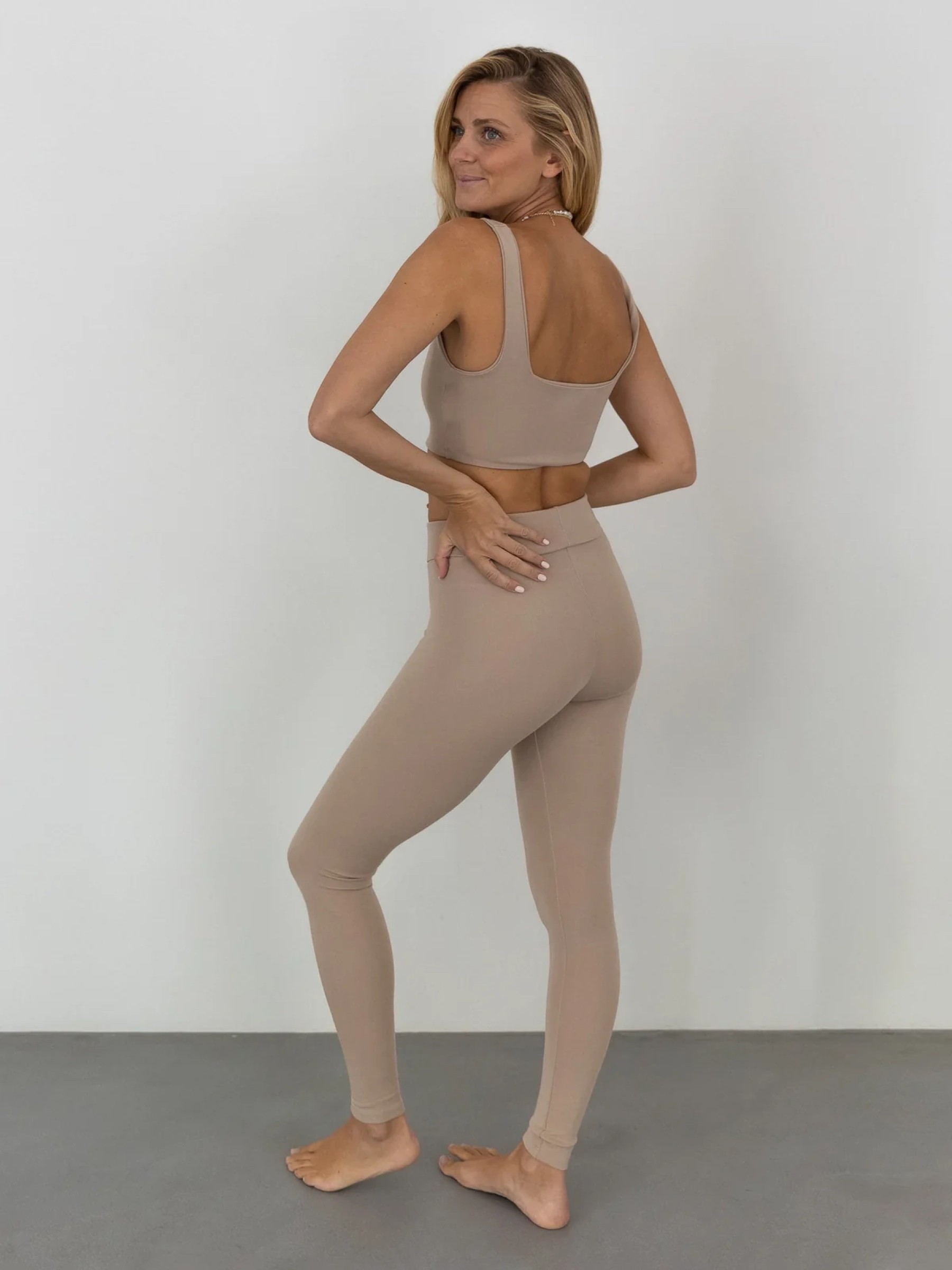 Moly Leggings Tencel beige Pura