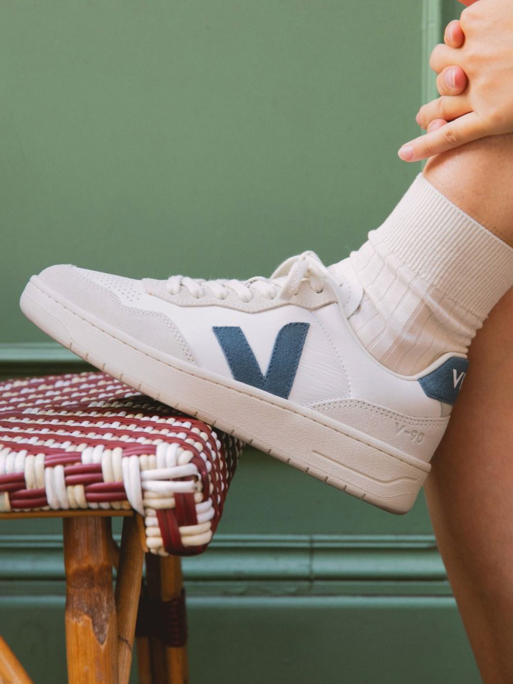 Schuhe V-90 extra white california Veja