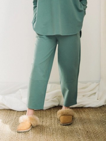 Hose Cypress Organic Cotton Felpe Jogger eucalyptus Beaumont Organic