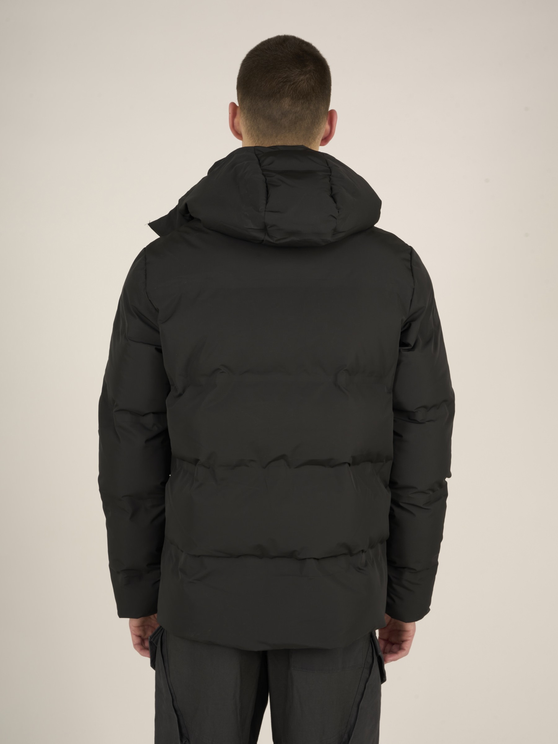 Jacke Puffer Jacket black jet Knowledge Cotton Apparel