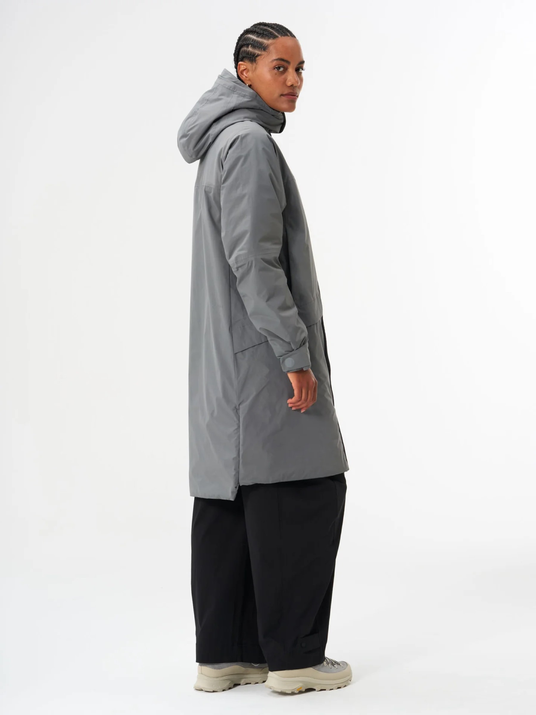 Mantel Parka Unisex strom grey pinqponq