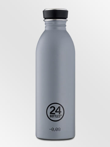 Trinkflasche Urban formal grey 24Bottles