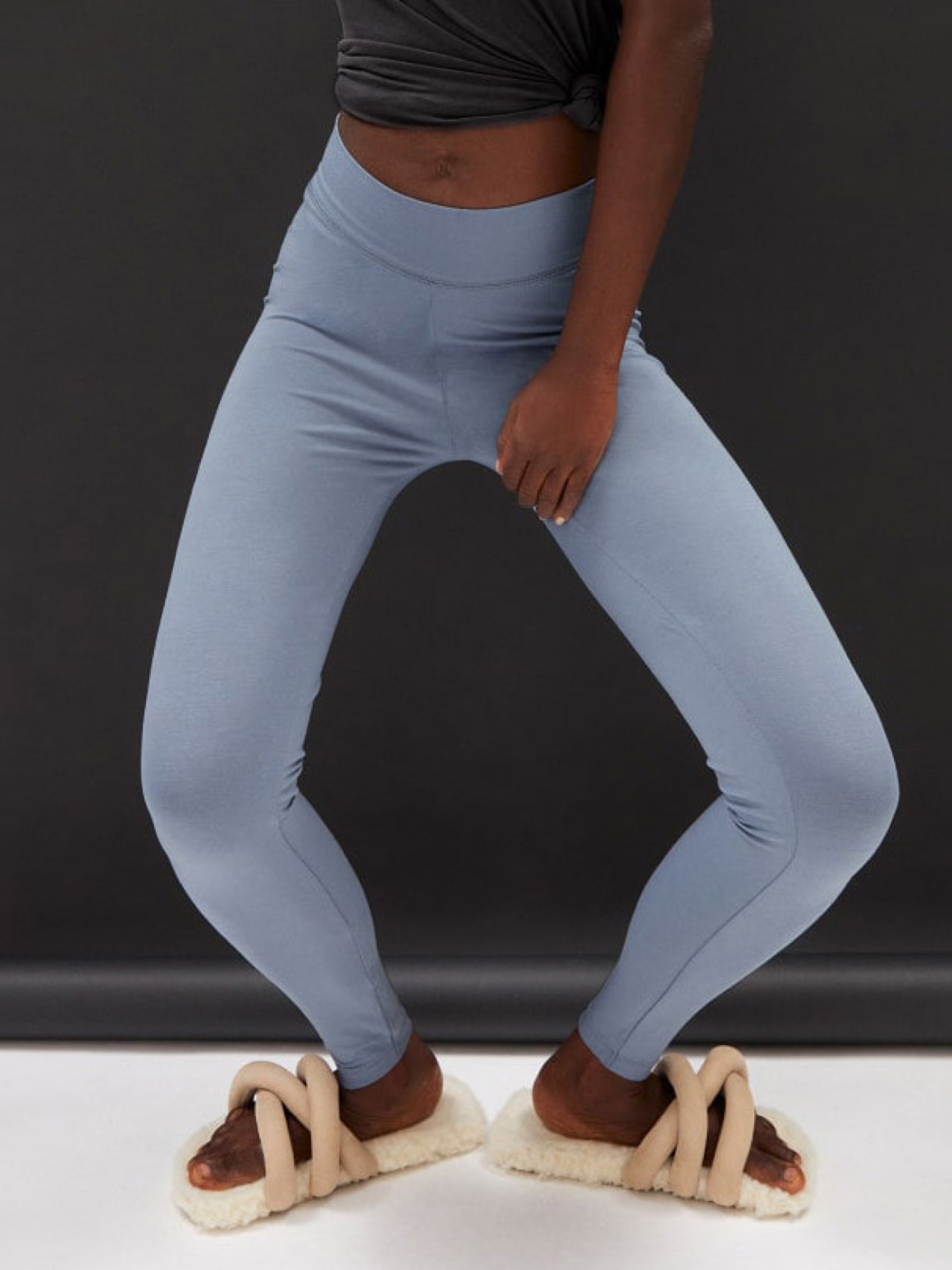 Leggings Faribaa grey indigo Armedangels