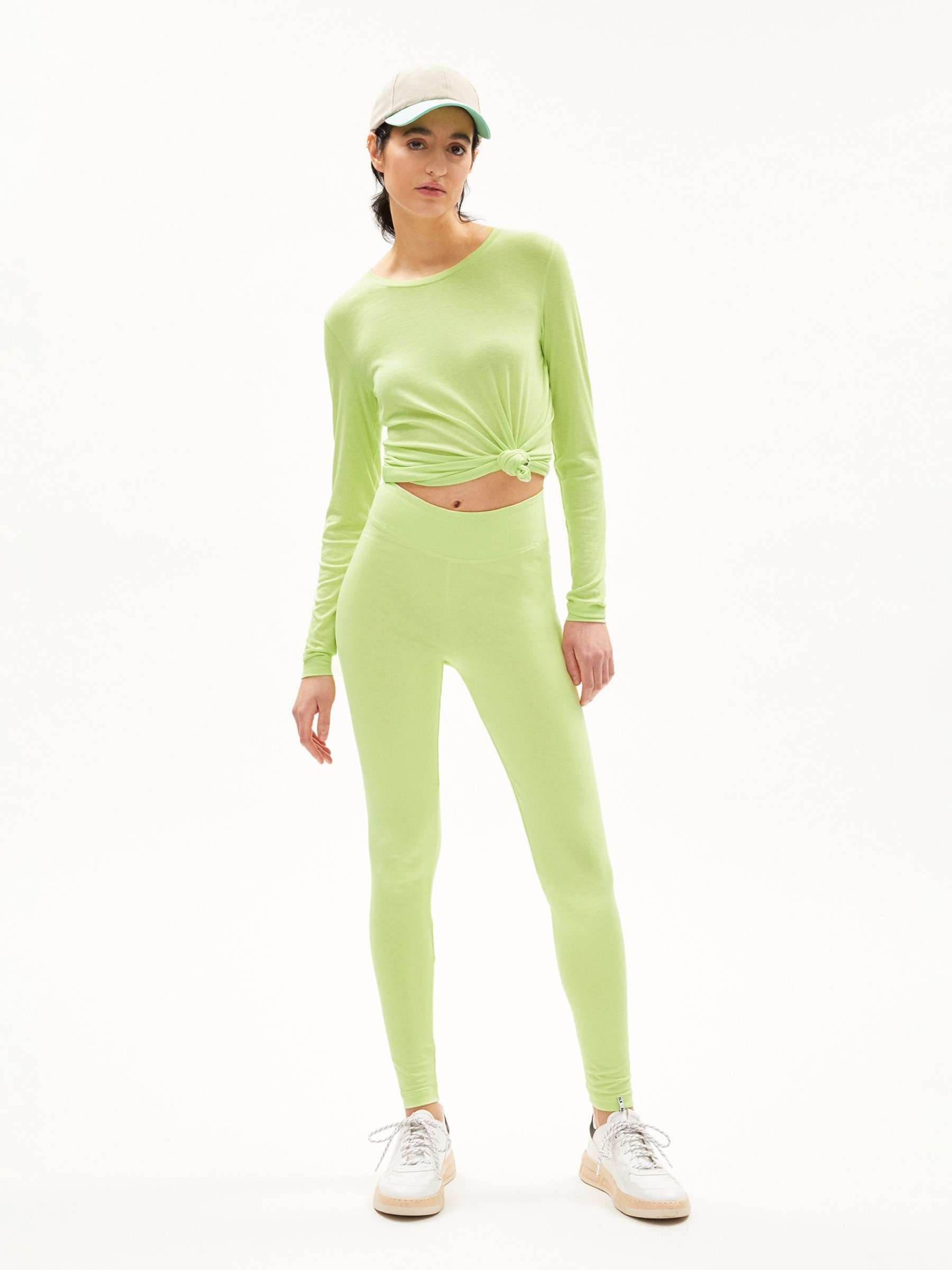 Leggings Faribaa light lime Armedangels