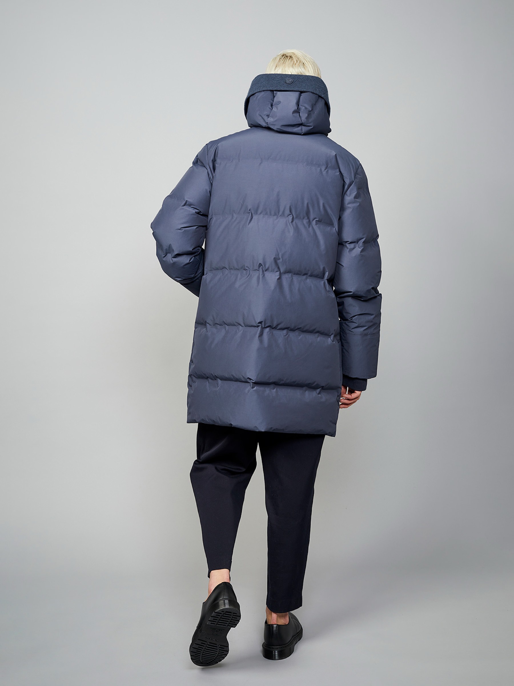 Mantel Parka Bellbrook steel blue LangerChen