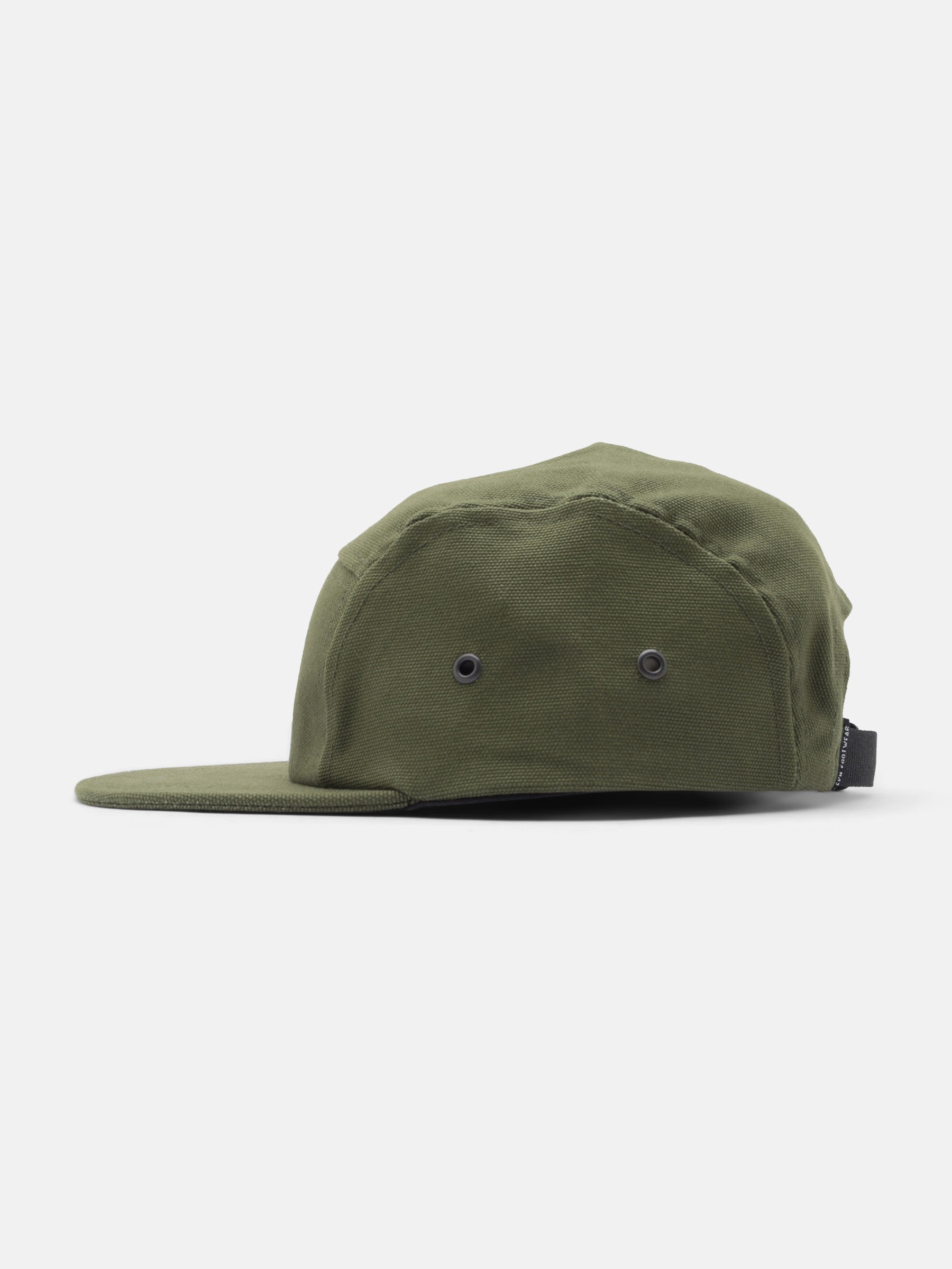 Mütze Five Panel Cap olive canvas ekn Footwear