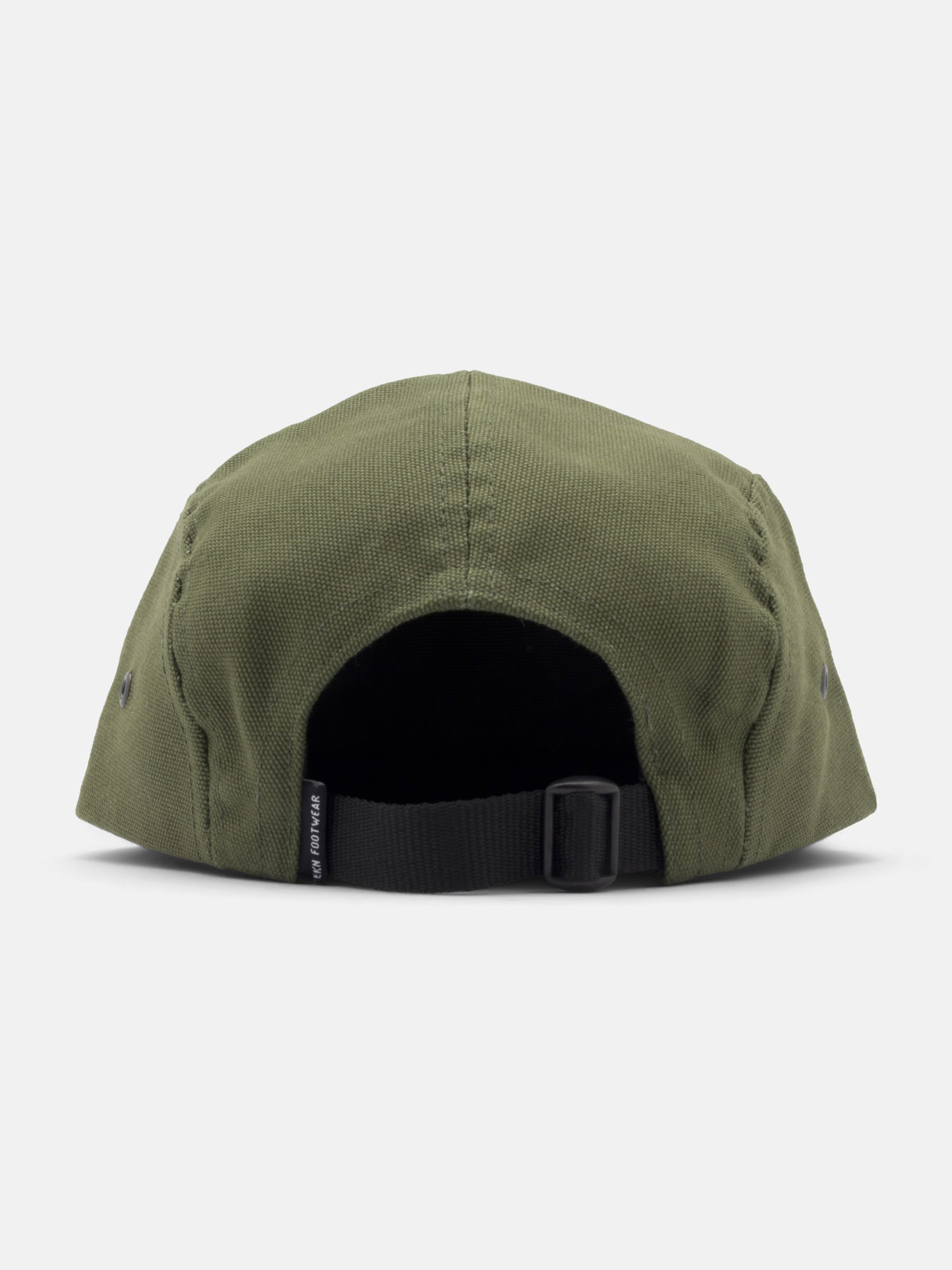 Mütze Five Panel Cap olive canvas ekn Footwear