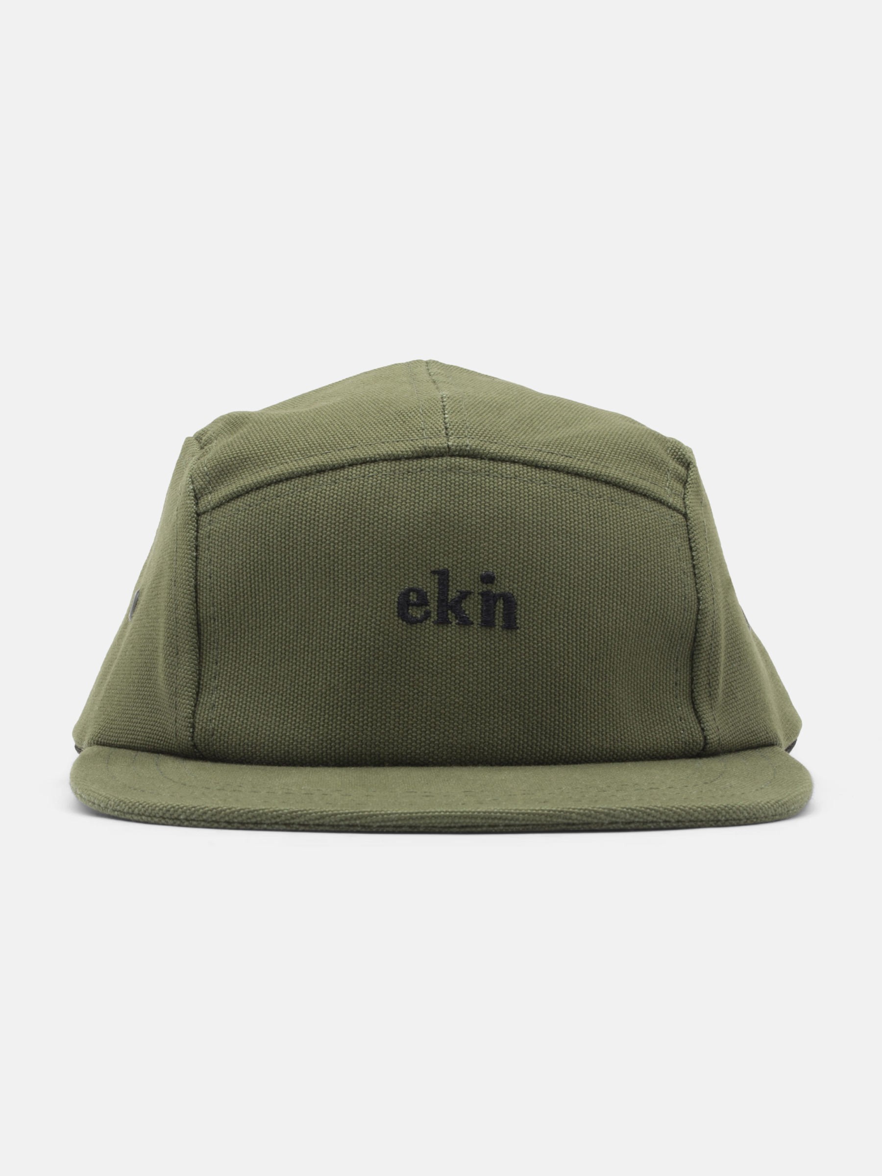 Mütze Five Panel Cap olive canvas ekn Footwear