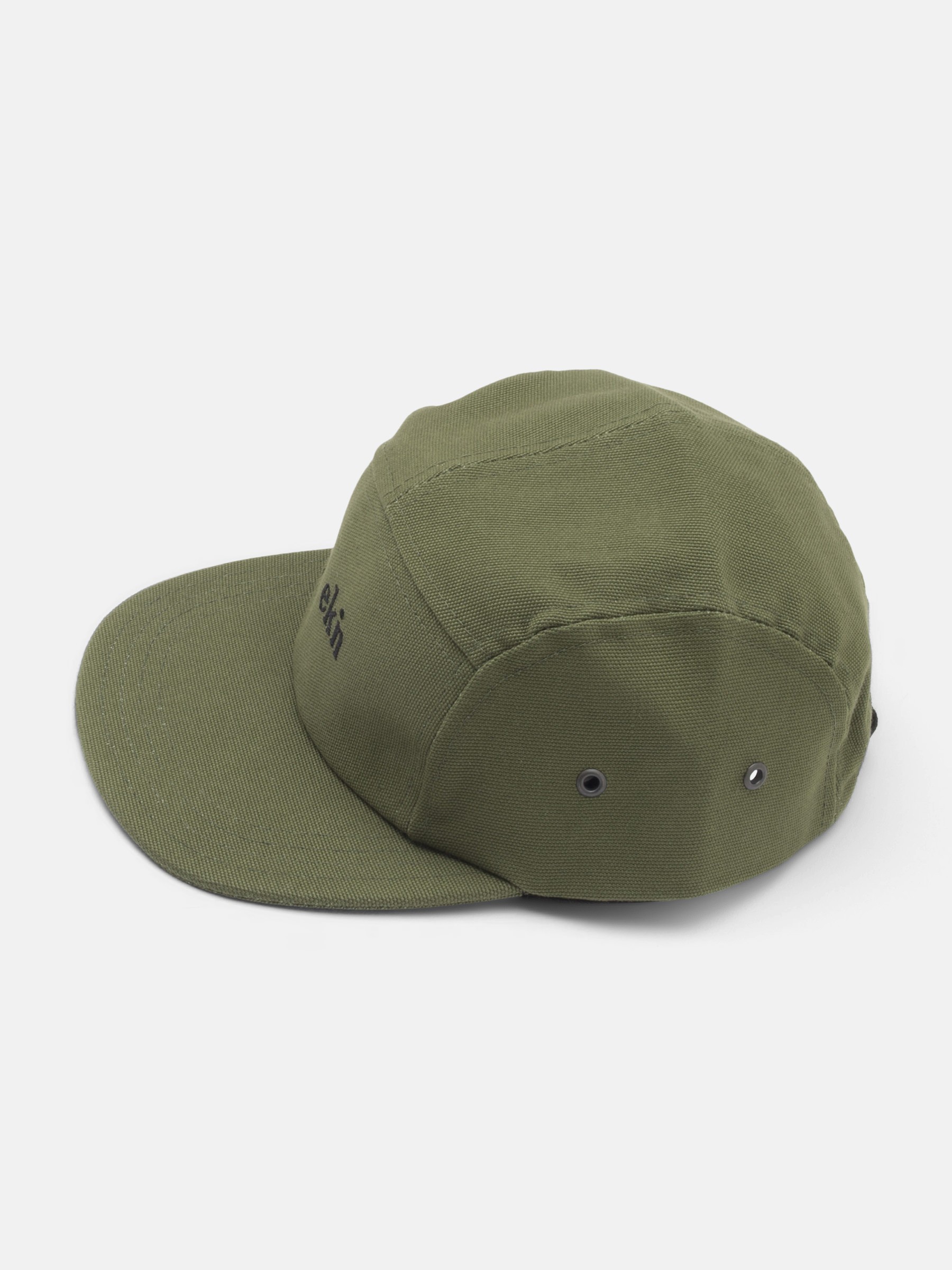 Mütze Five Panel Cap olive canvas ekn Footwear