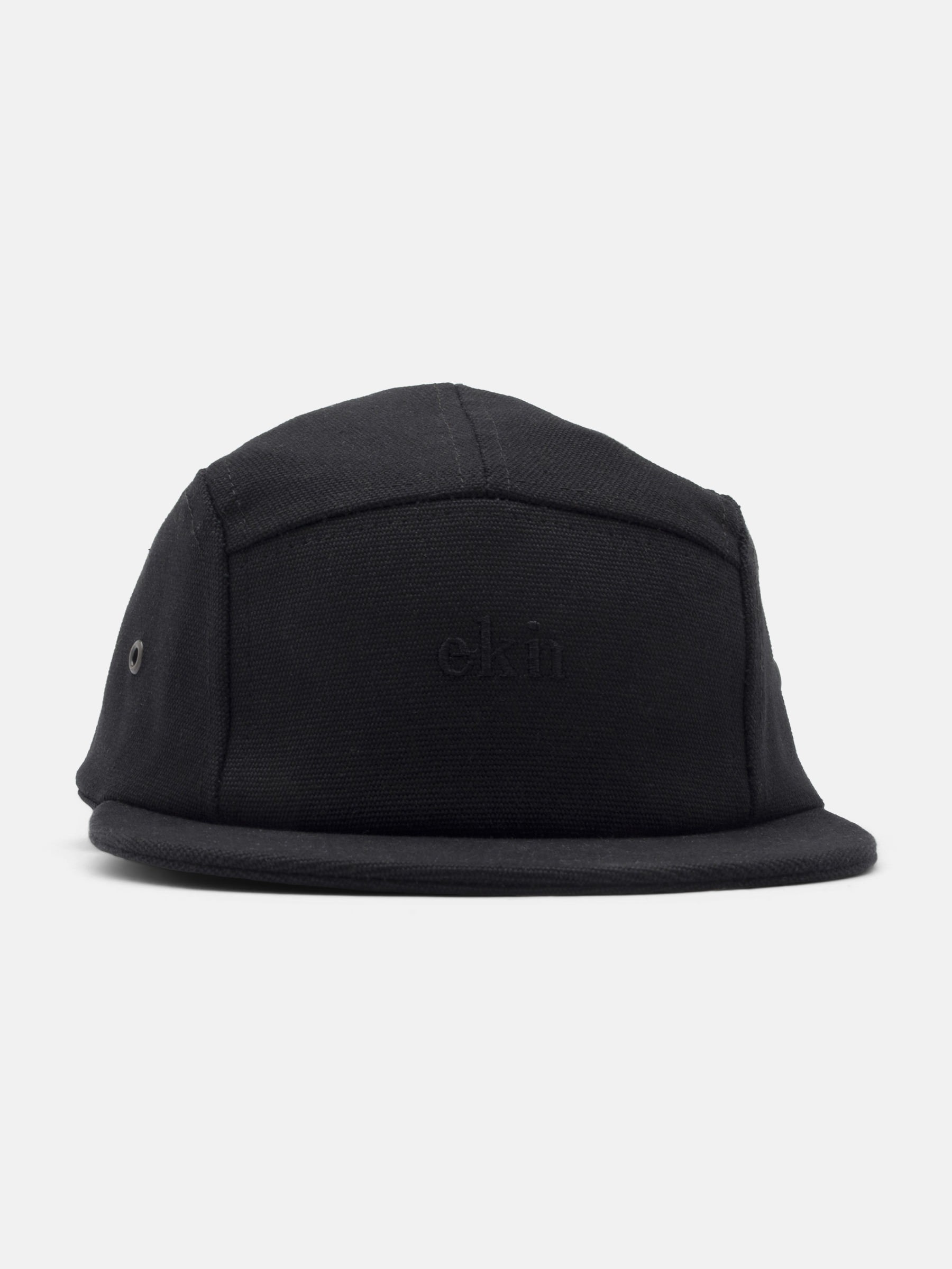 Mütze Five Panel Cap black canvas ekn Footwear