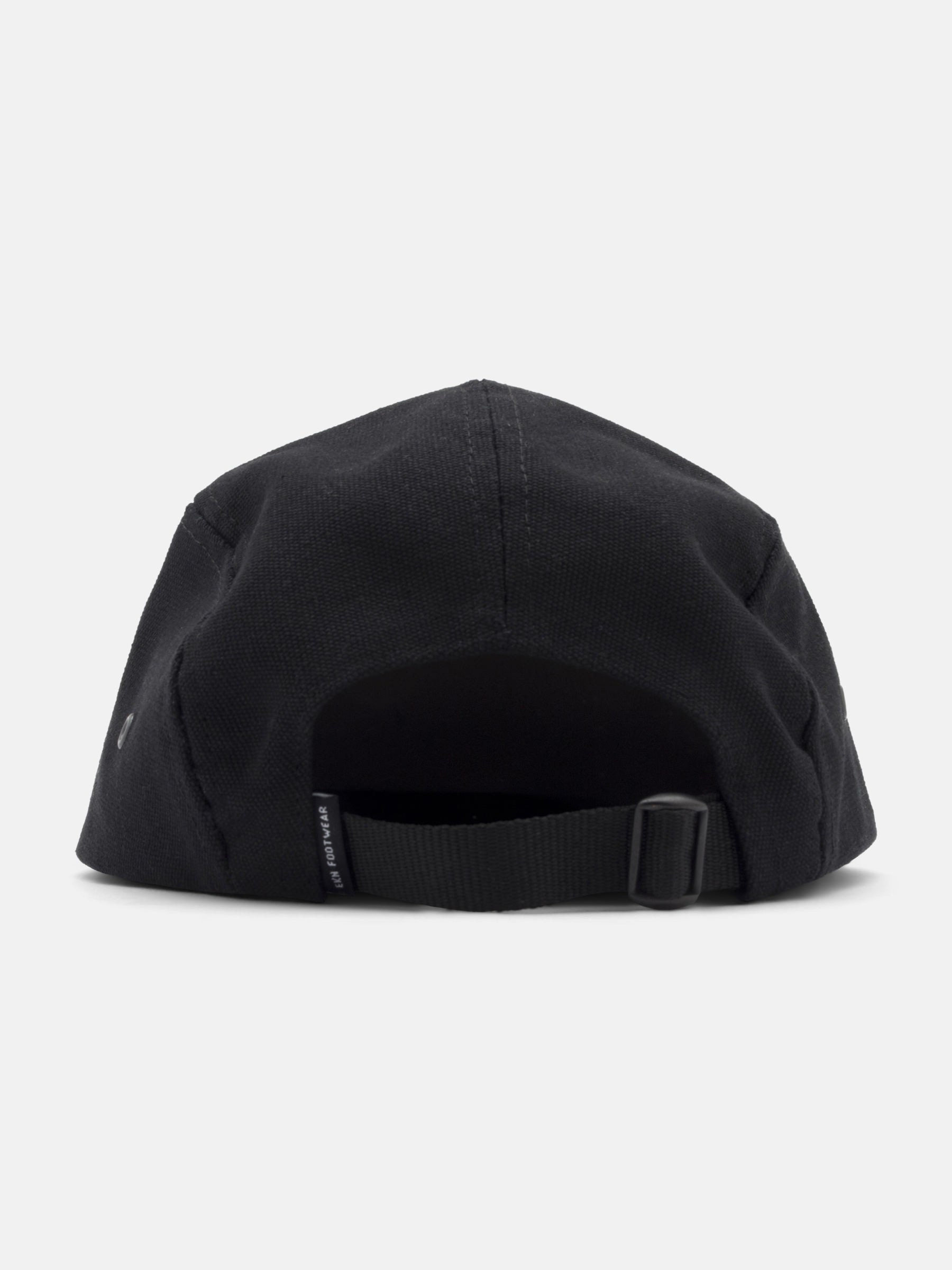 Mütze Five Panel Cap black canvas ekn Footwear