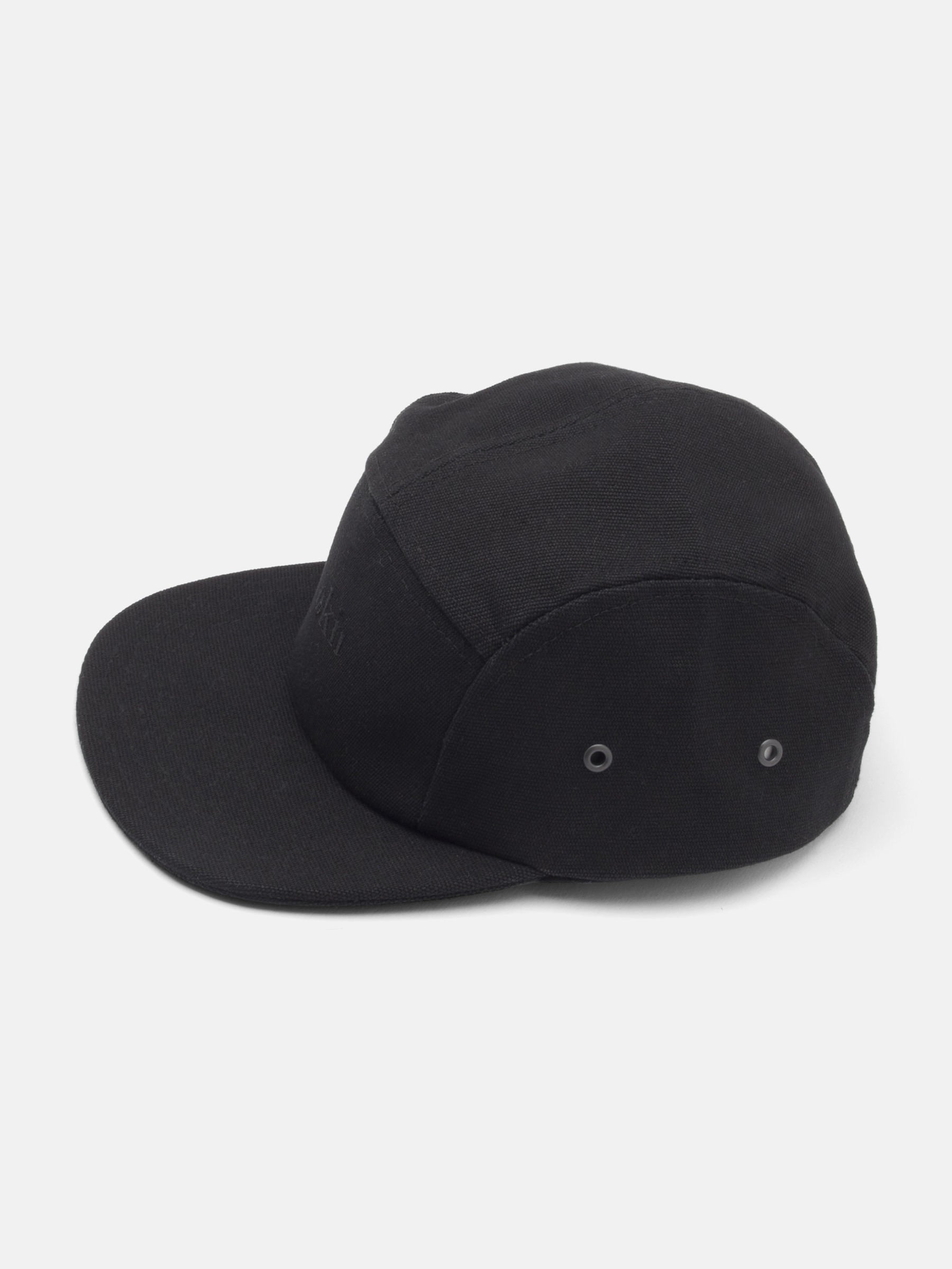 Mütze Five Panel Cap black canvas ekn Footwear