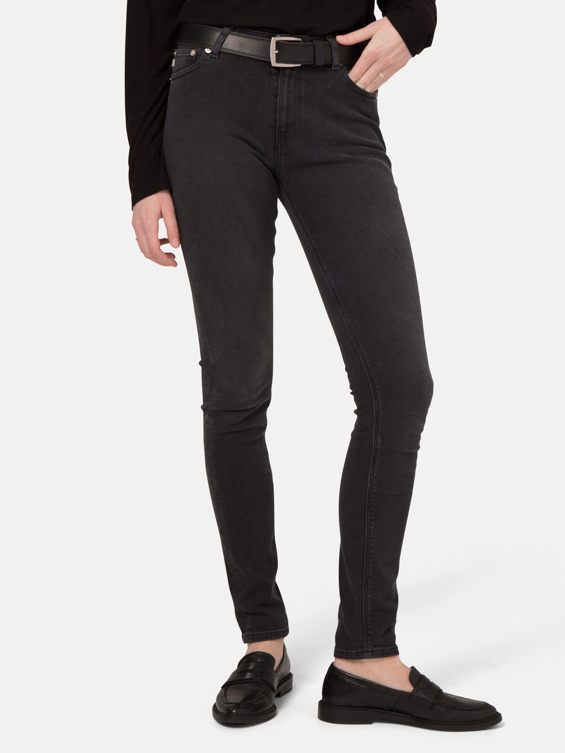 Jeanshose Skinny Hazen stone black Mud Jeans