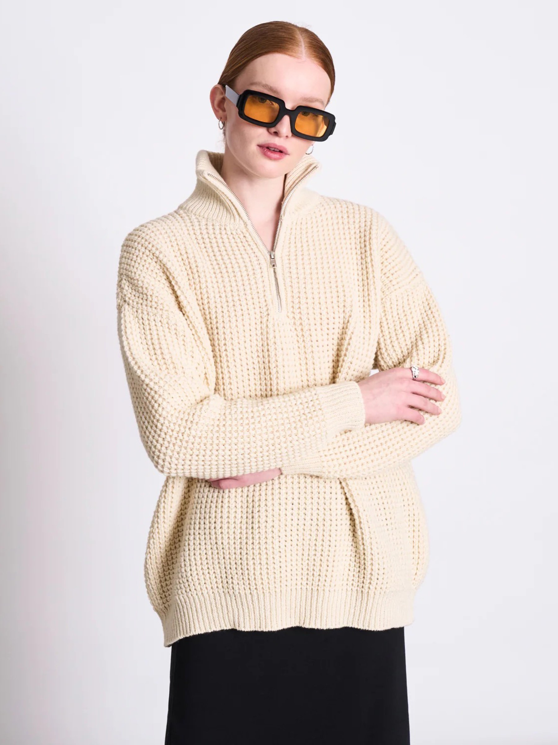 Pullover Shiu Wooly Troyer offwhite Jan 'n June