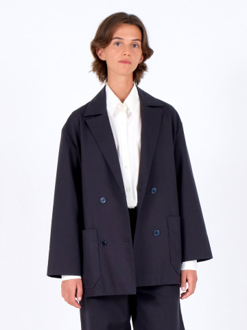 Jacke Double Brested Blazer dark blue CUS