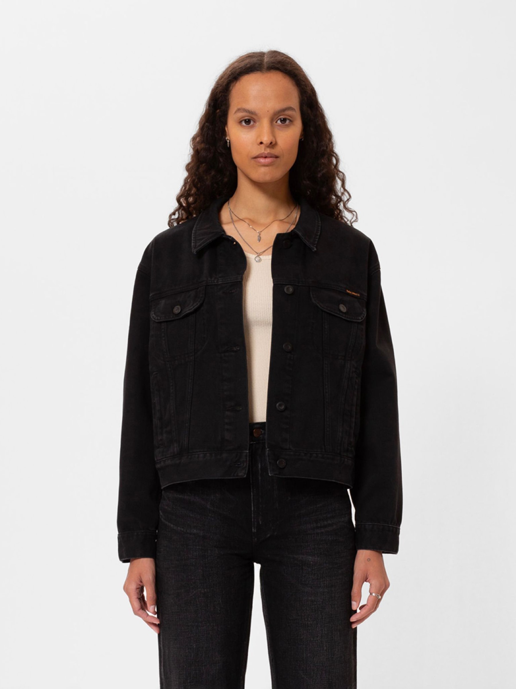 Jeansjacke Berit Denim Jacket black Nudie Jeans