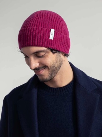 Mütze Marcello Recycled Cashmere Beanie pink ciclamino Rifo