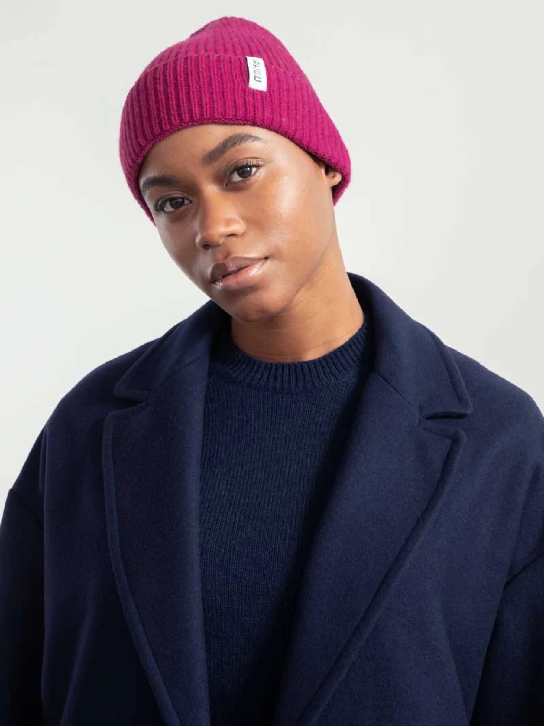 Mütze Marcello Recycled Cashmere Beanie pink ciclamino Rifo