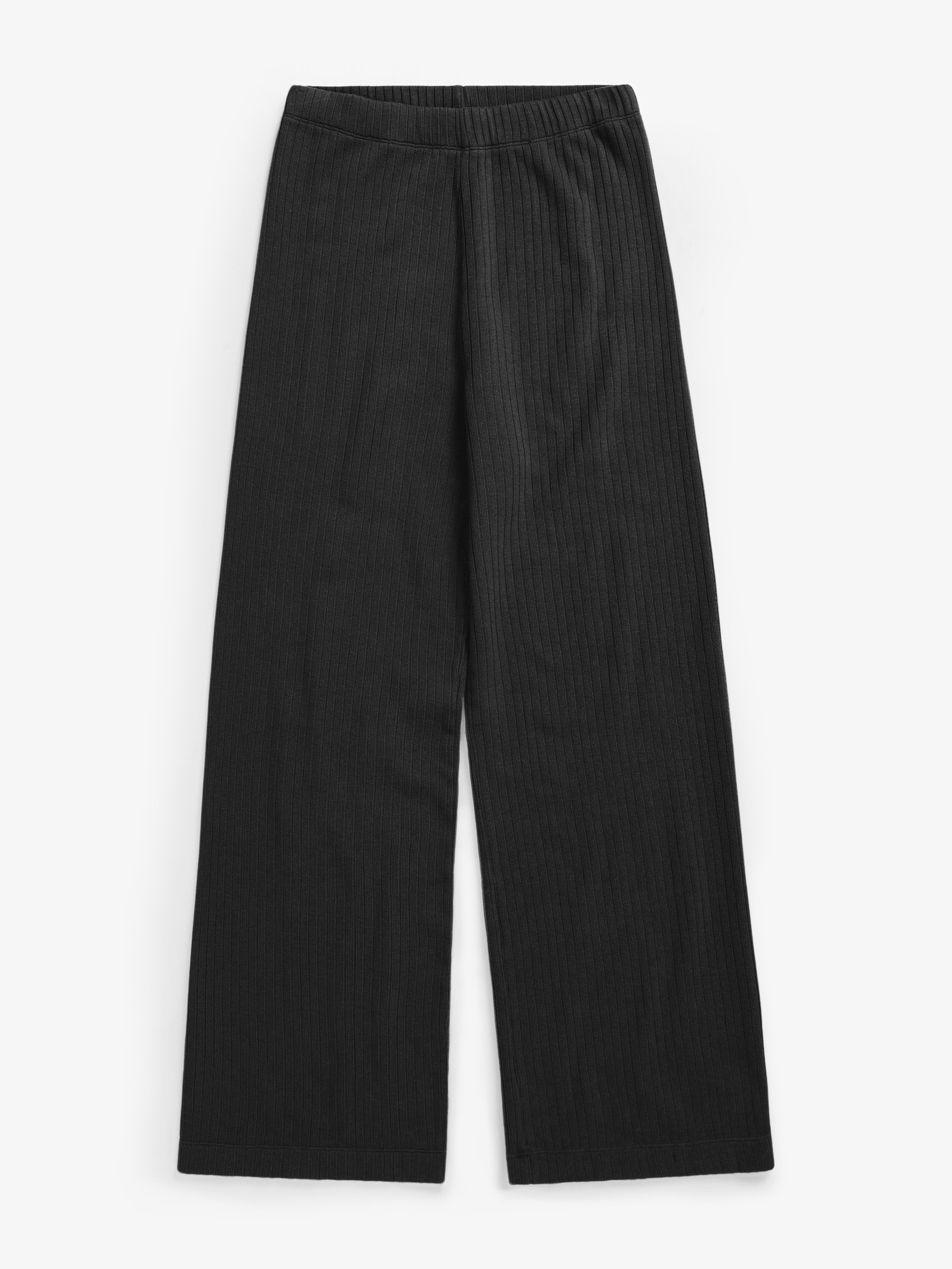 Hose Heavy Ribbed Lounge Pant true black Rotholz