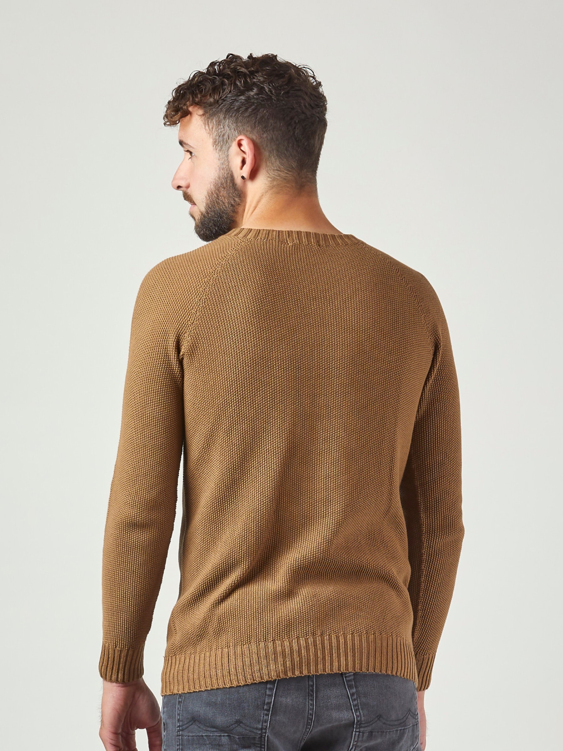 Pullover Men Sweater Melk Swiss Edition caramel ZRCL