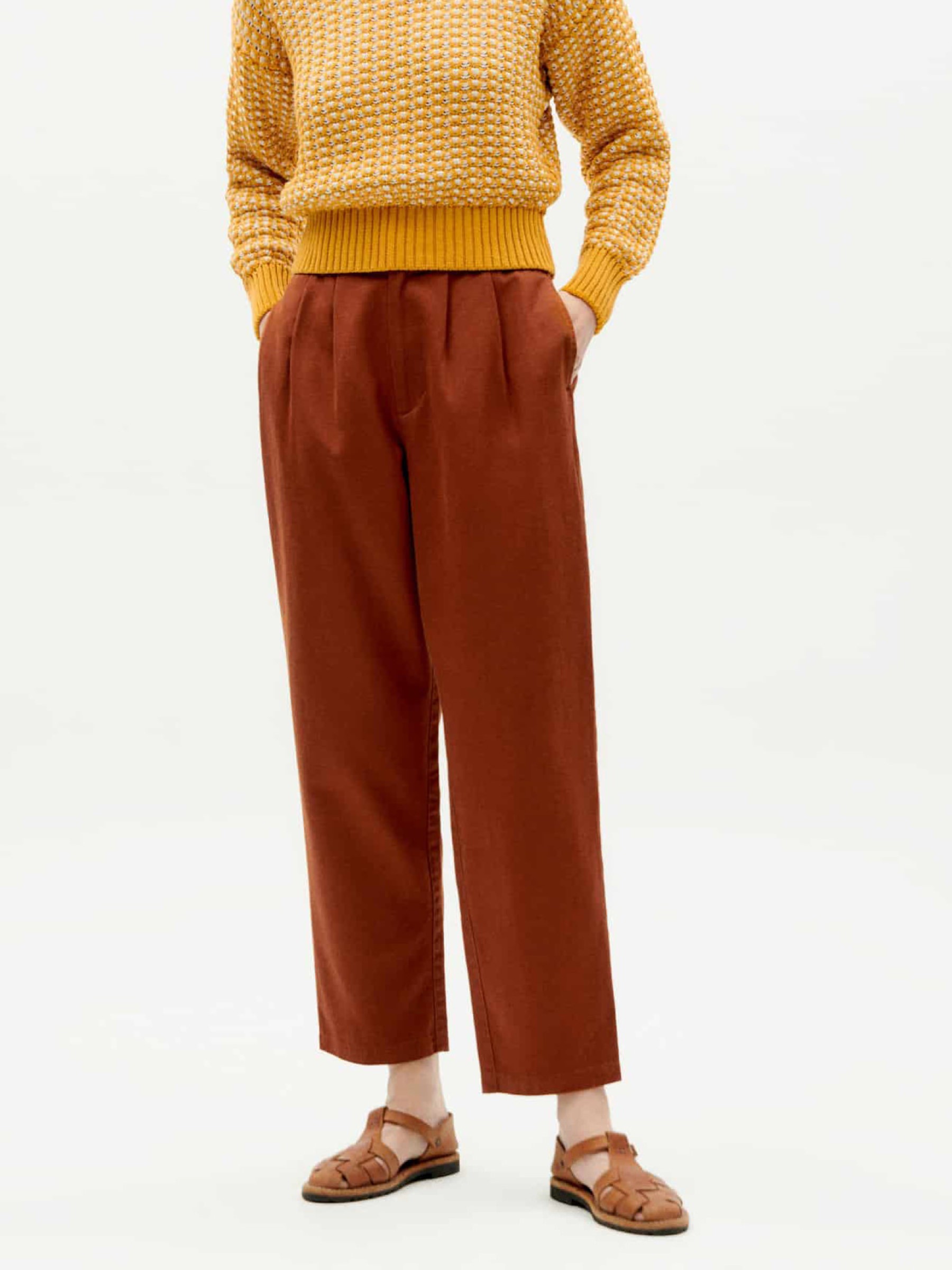 Hose Rina Pants toasted hemp Thinking Mu