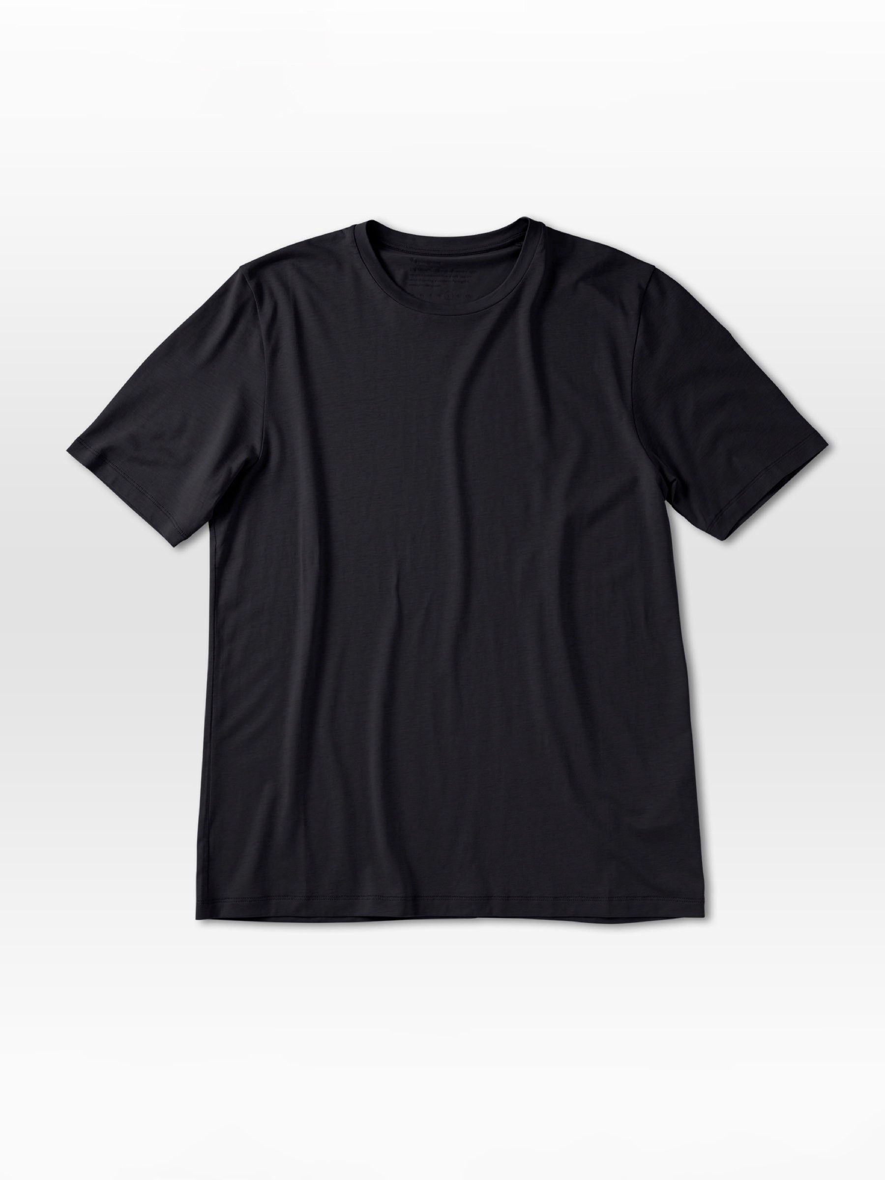 T-Shirt Iconic Tencel/Cotton wooden black pinqponq