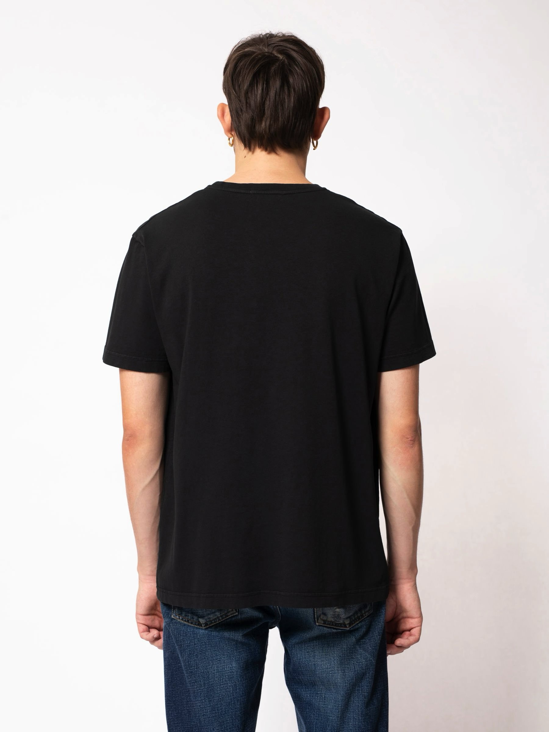 T-Shirt Uno Everyday Tee black Nudie Jeans