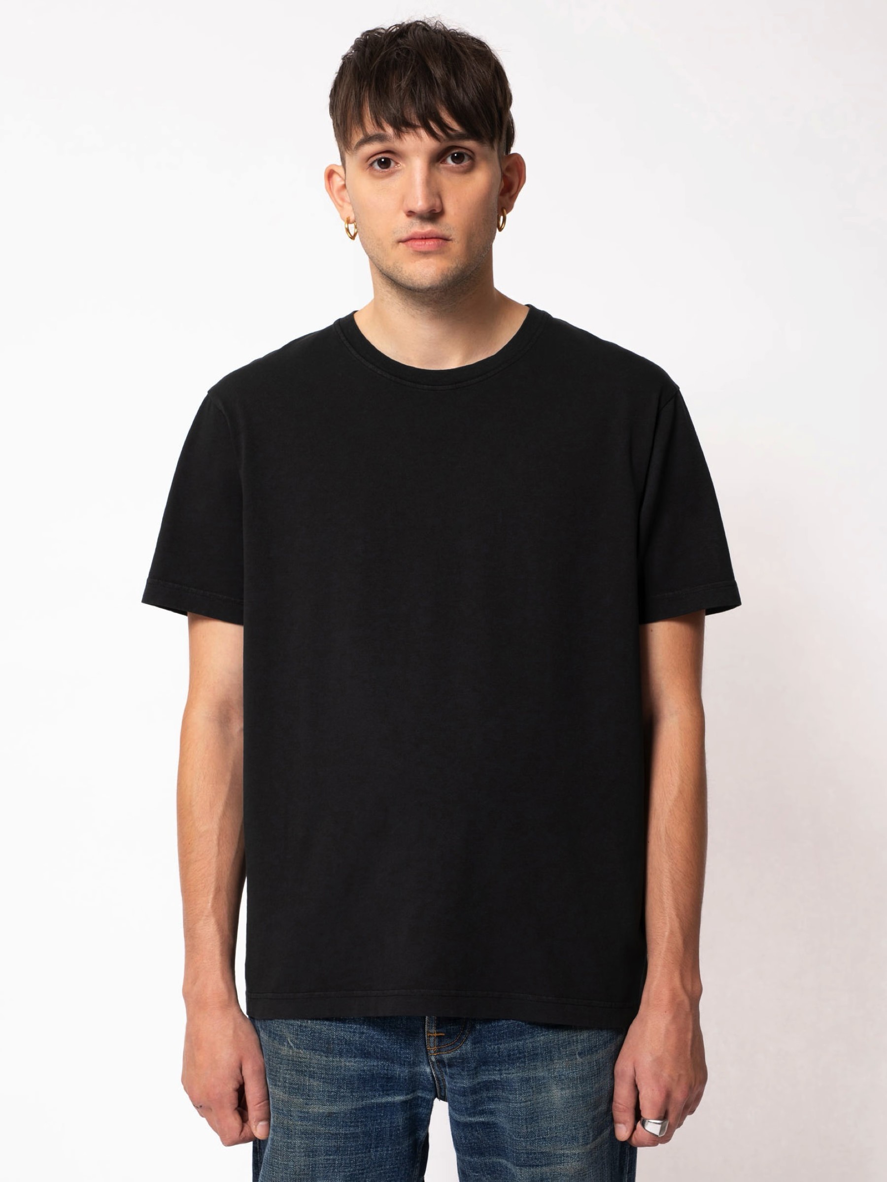 T-Shirt Uno Everyday Tee black Nudie Jeans