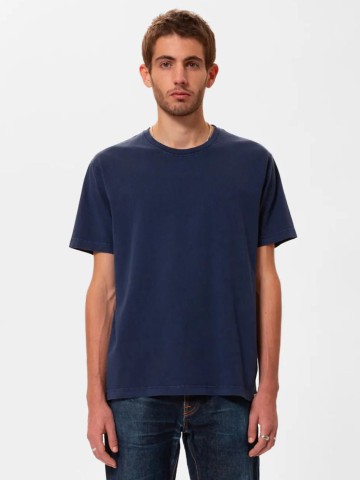 T-Shirt Uno Everyday Tee blue Nudie Jeans