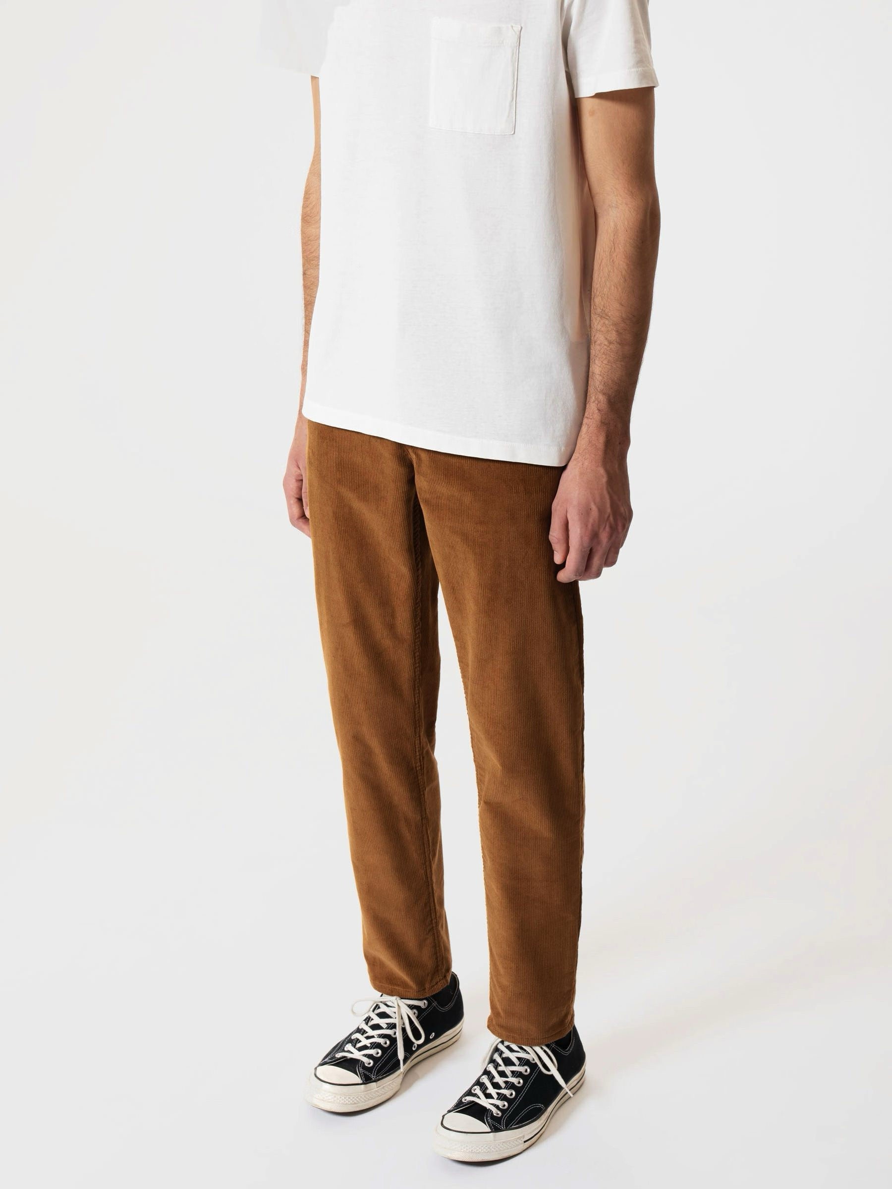 Hose Easy Alvin oak corduroy Nudie Jeans