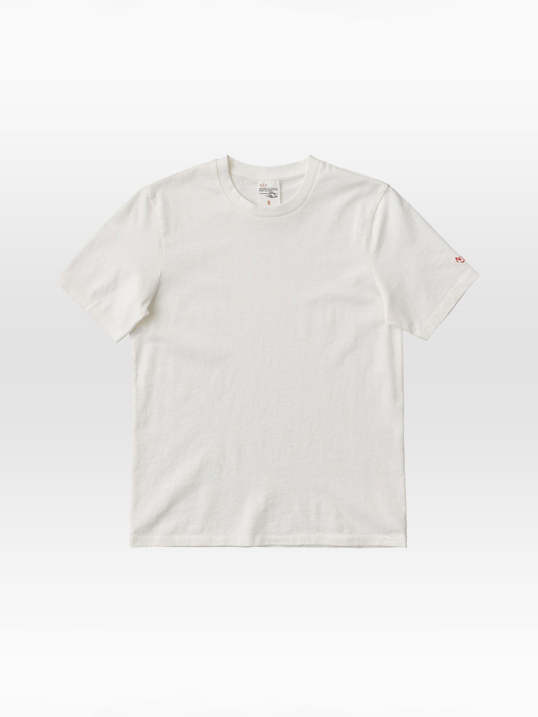 T-Shirt Joni Solid offwhite Nudie Jeans