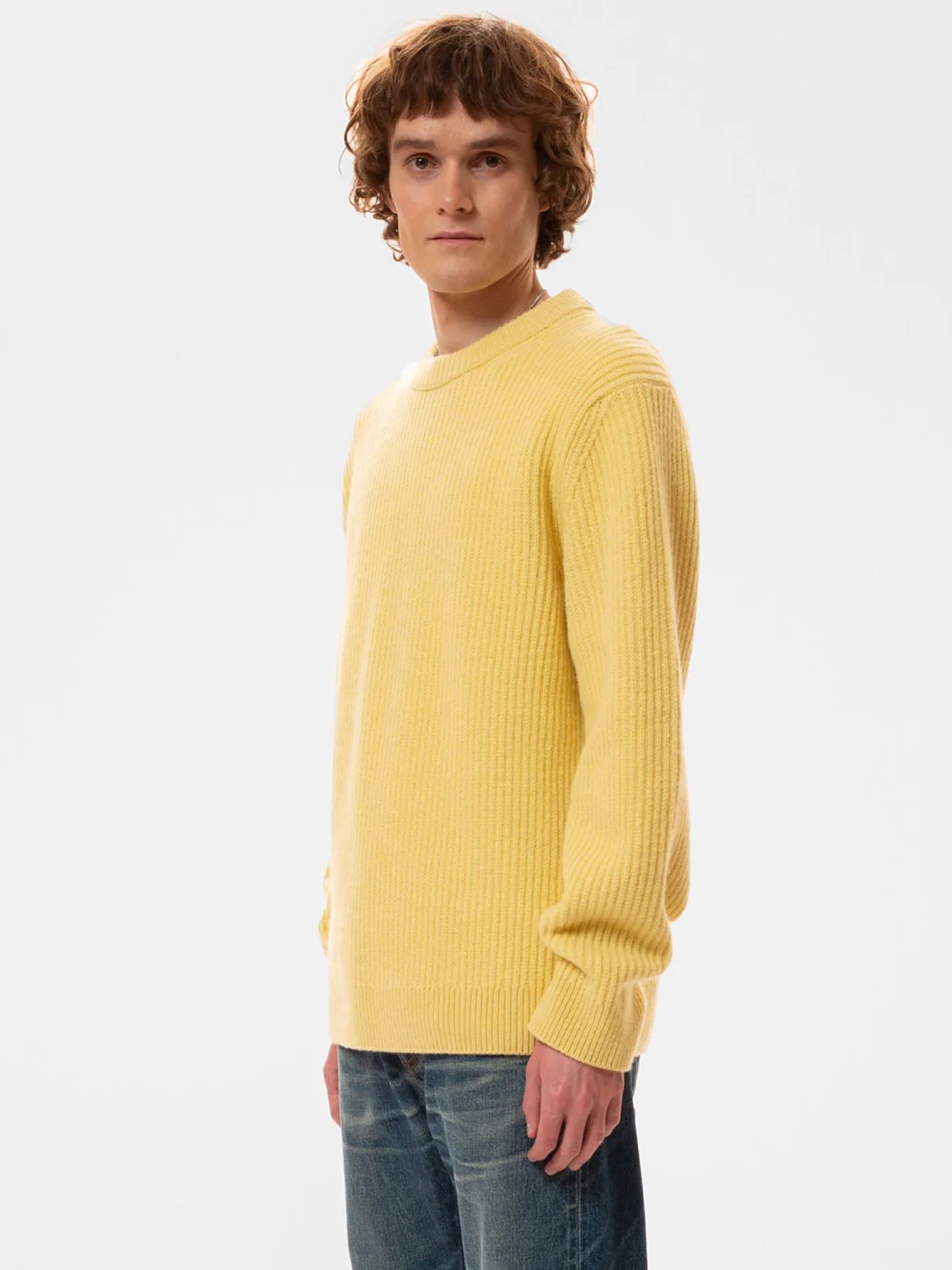 Pullover August Wool Rib citra Nudie Jeans