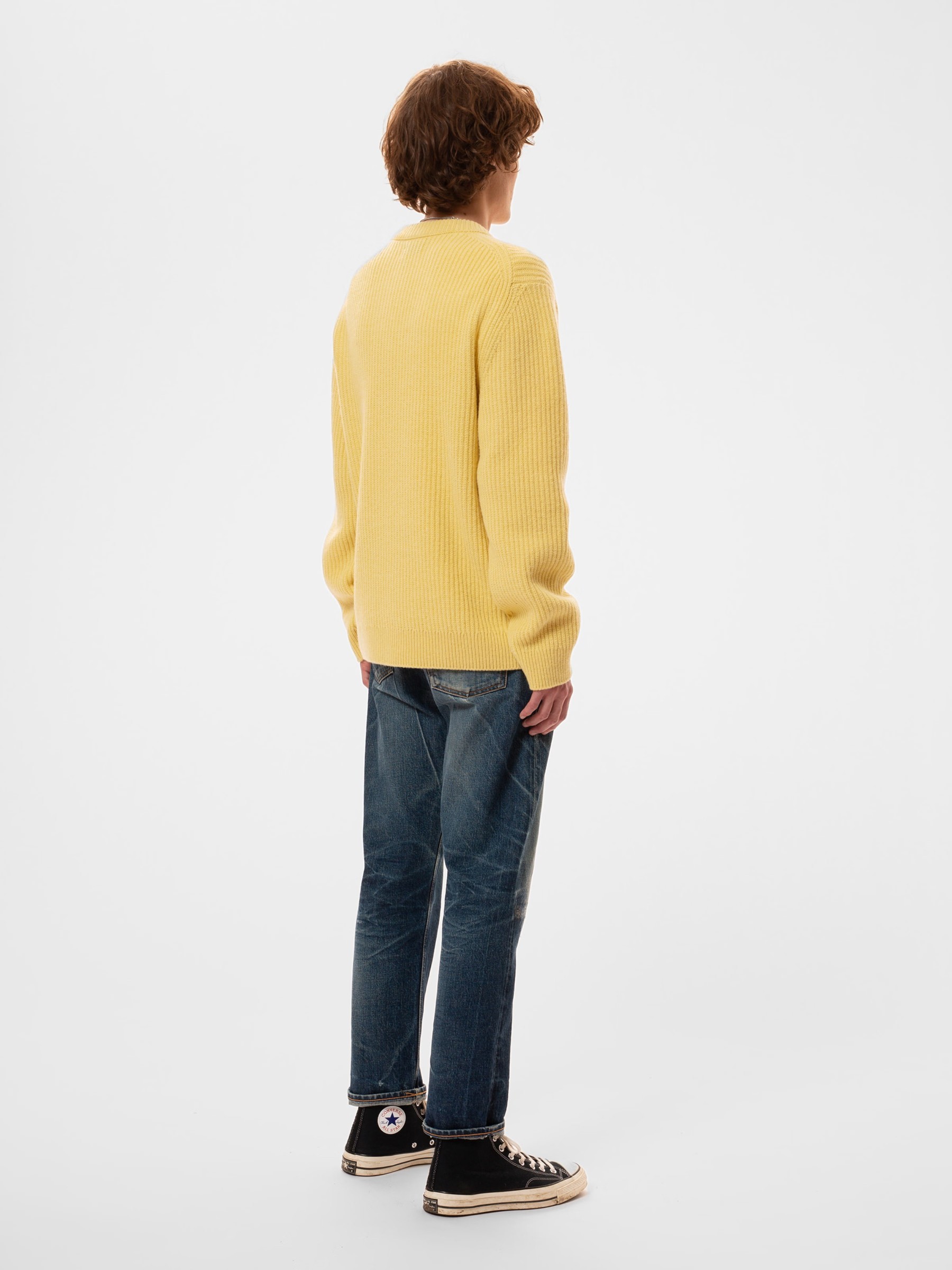 Pullover August Wool Rib citra Nudie Jeans