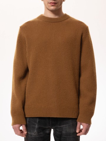 Pullover August Wool Rib oak Nudie Jeans