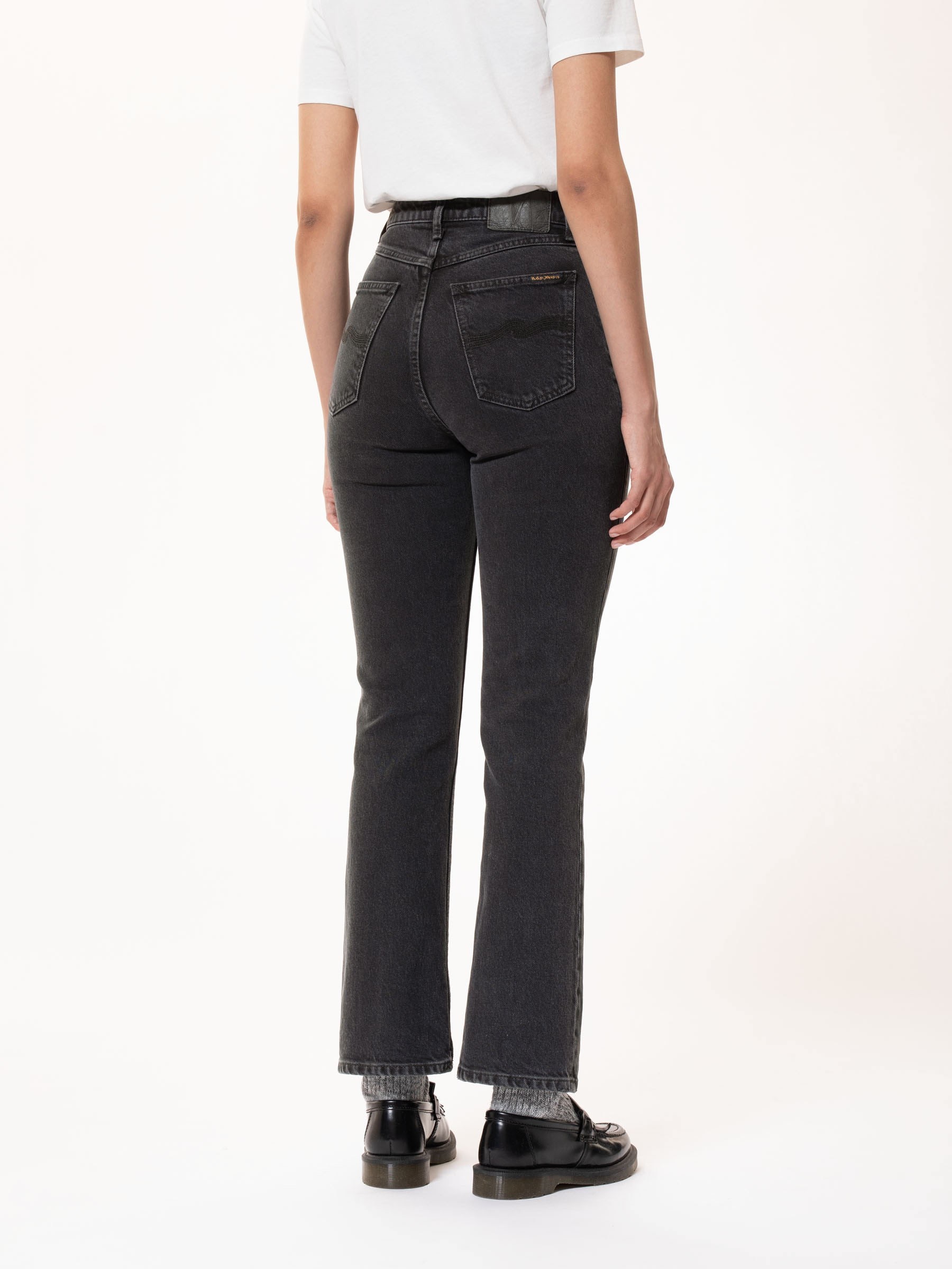 Jeanshose Rowdy Ruth almost black Nudie Jeans