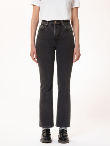 Jeanshose Rowdy Ruth almost black Nudie Jeans